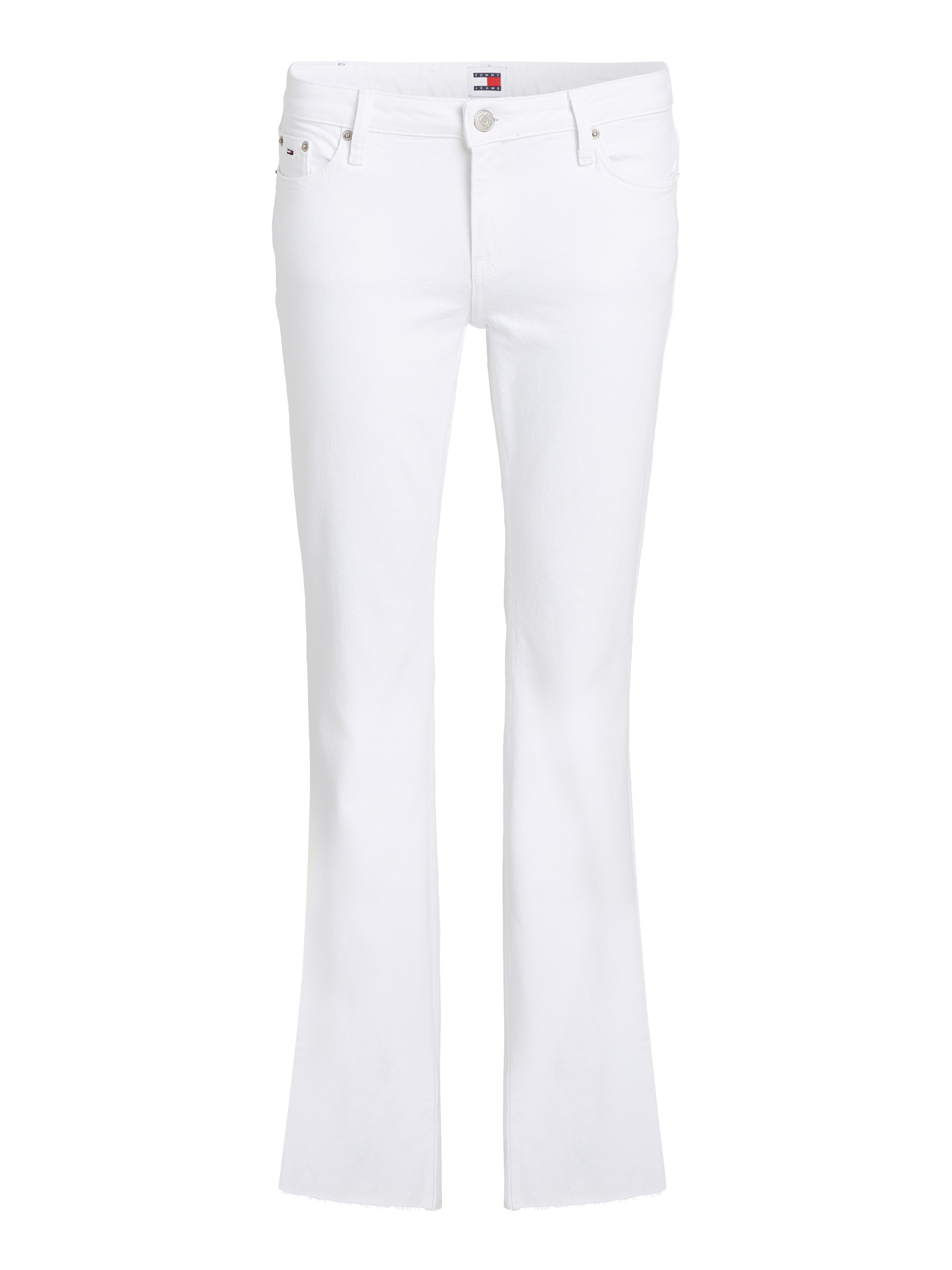 Tommy Jeans Bequeme Jeans »Sophie Low Wais Flare Wide«, mit Ledermarkenlabel