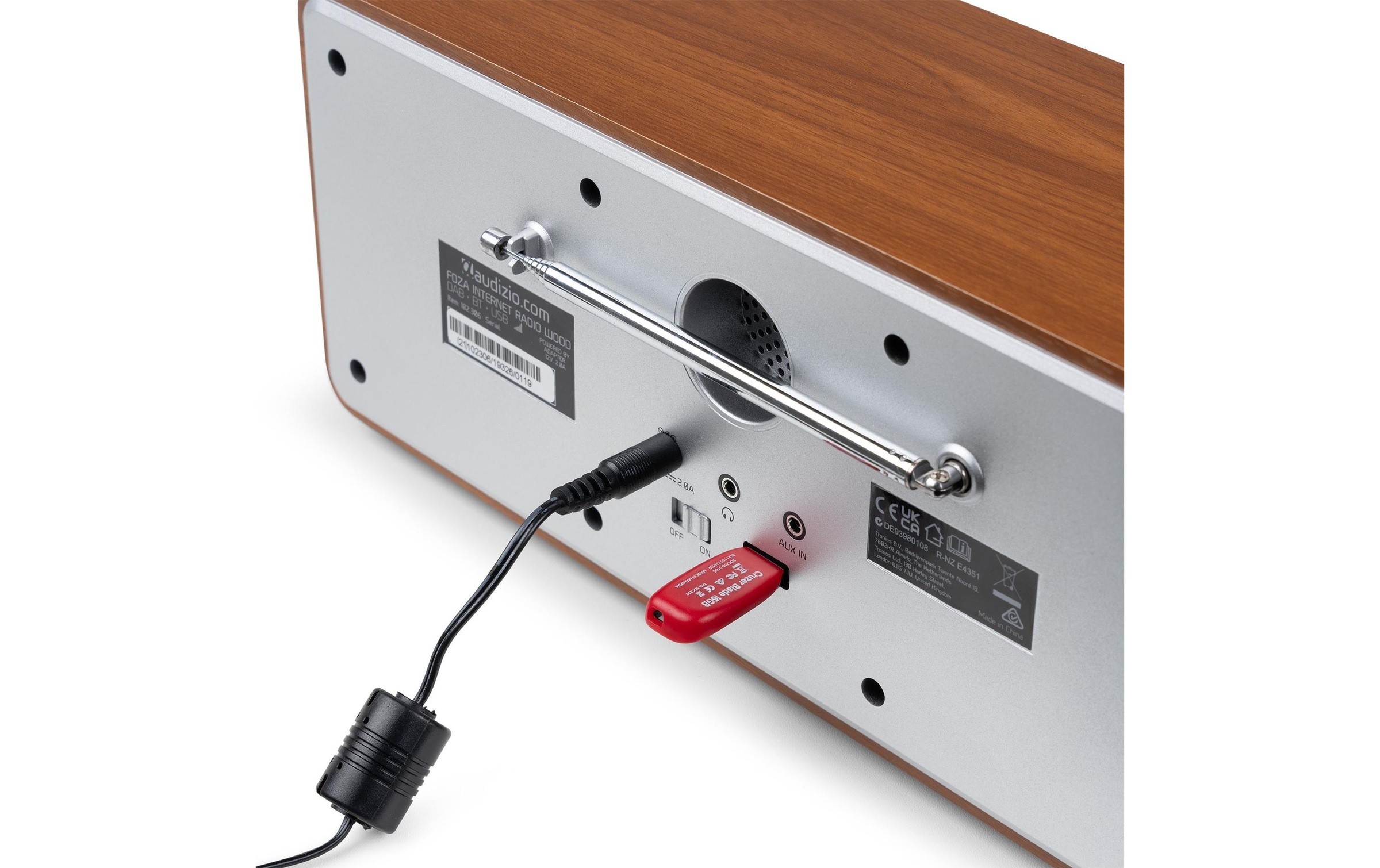 AUDIZIO Digitalradio (DAB+) »Foza«, (Digitalradio (DAB+)-Internetradio)
