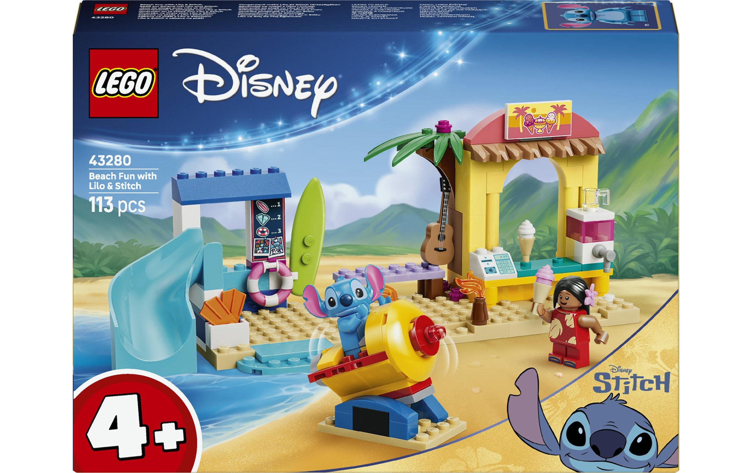 LEGO® Konstruktionsspielsteine »Spass am Strand mit Lilo und Stitch (43280), LEGO Disney Classic« Made in Europe