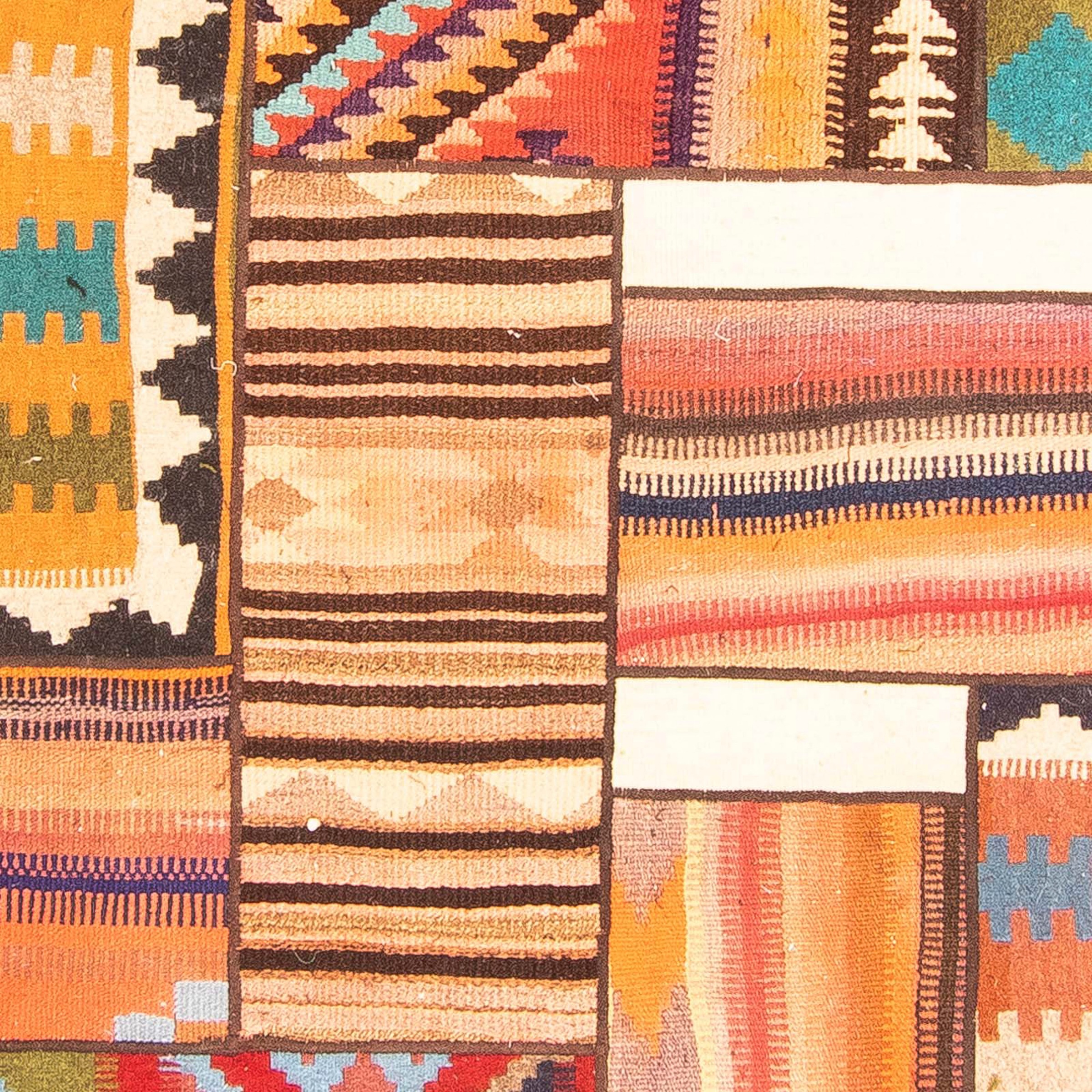 morgenland Teppich »Patchwork - 300 x 200 cm - mehrfarbig«, rechteckig, 7 mm Höhe, Wohnzimmer, Einzelstück