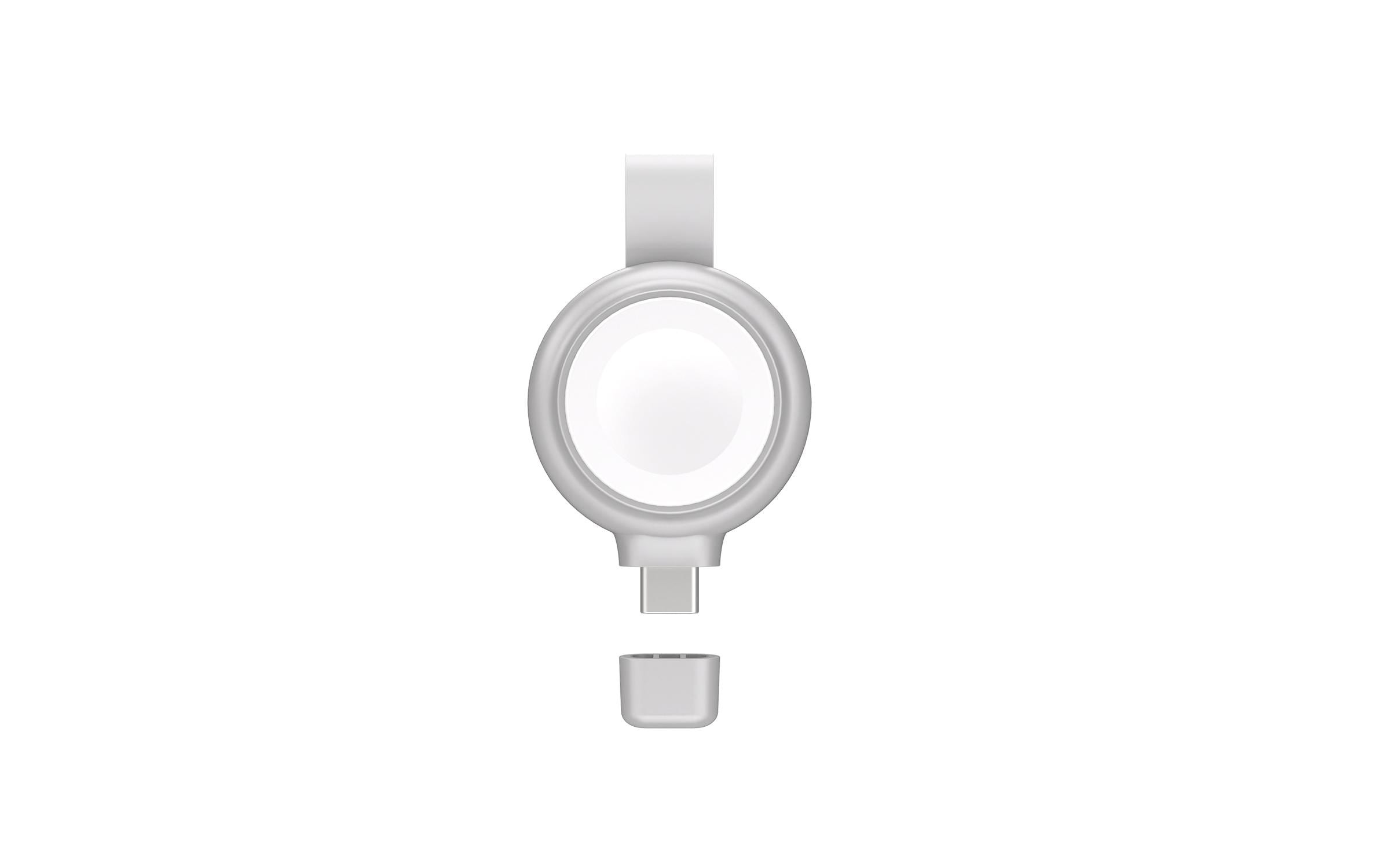 Image of 4smarts USB-Kabel "Apple Watch Charger QI2.0 Silber"
