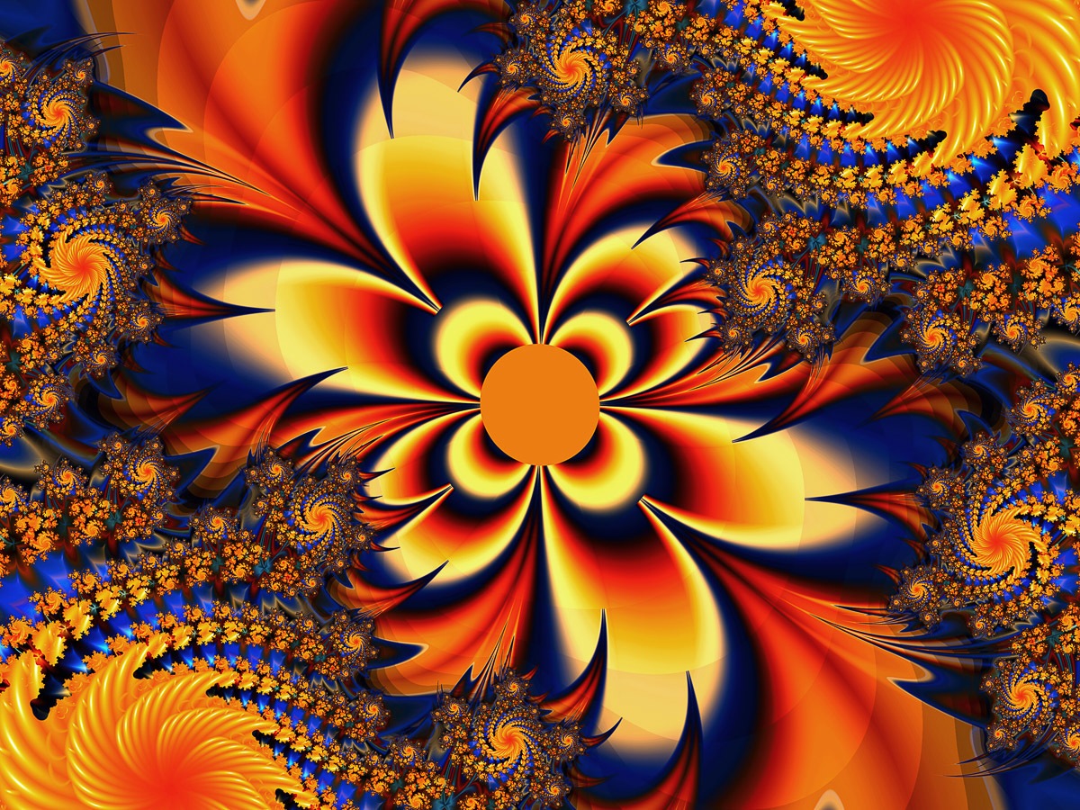 Image of Papermoon Fototapete »Abstrakte Verdrehen von Blumen«, samtig, Vliestapete, hochwertiger Digitaldruck bei Ackermann Versand Schweiz