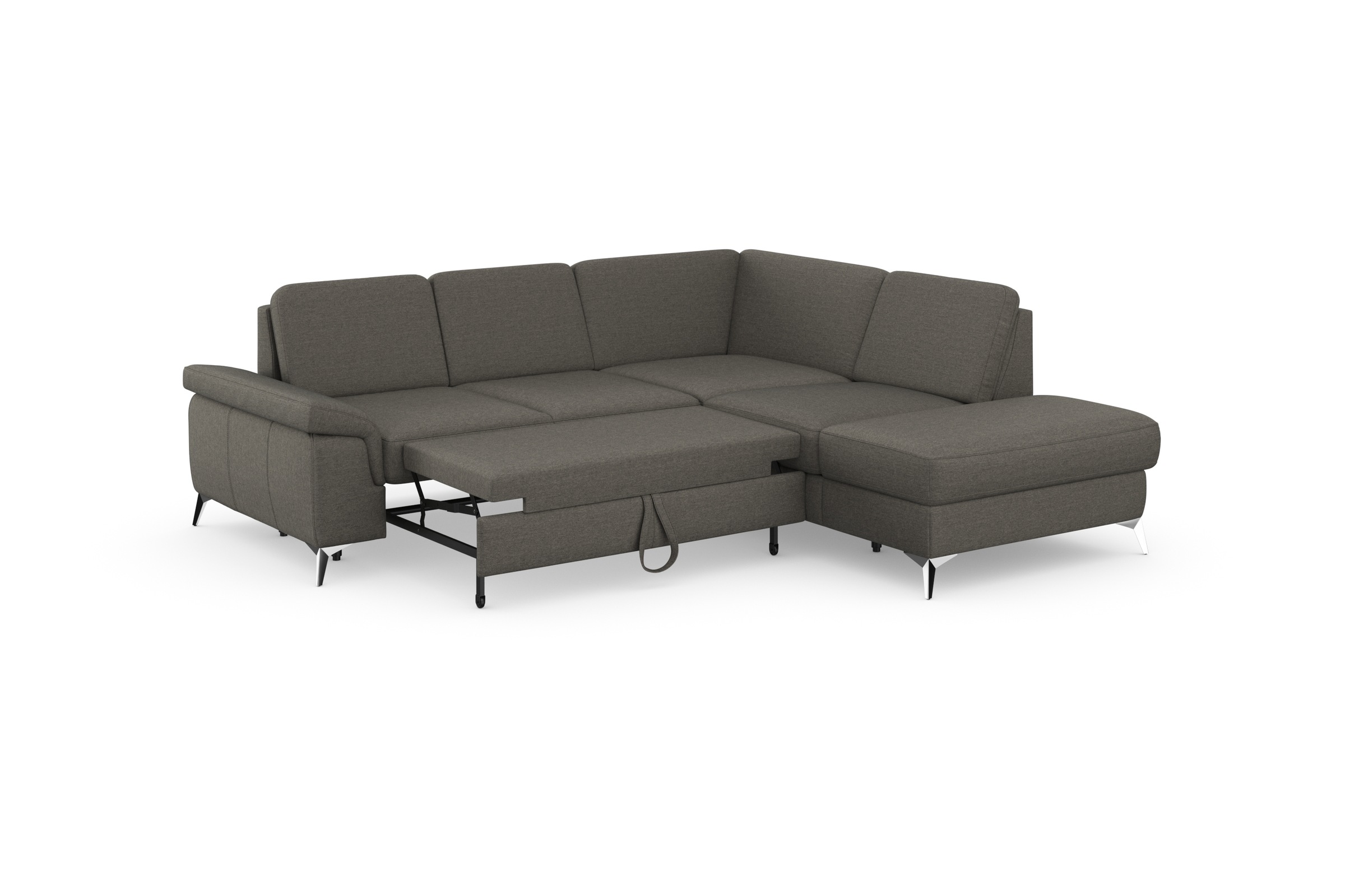 sit&more Ecksofa »Padua L-Form«, inklusive Sitztiefenverstellung, Armteilfunktion und Federkern