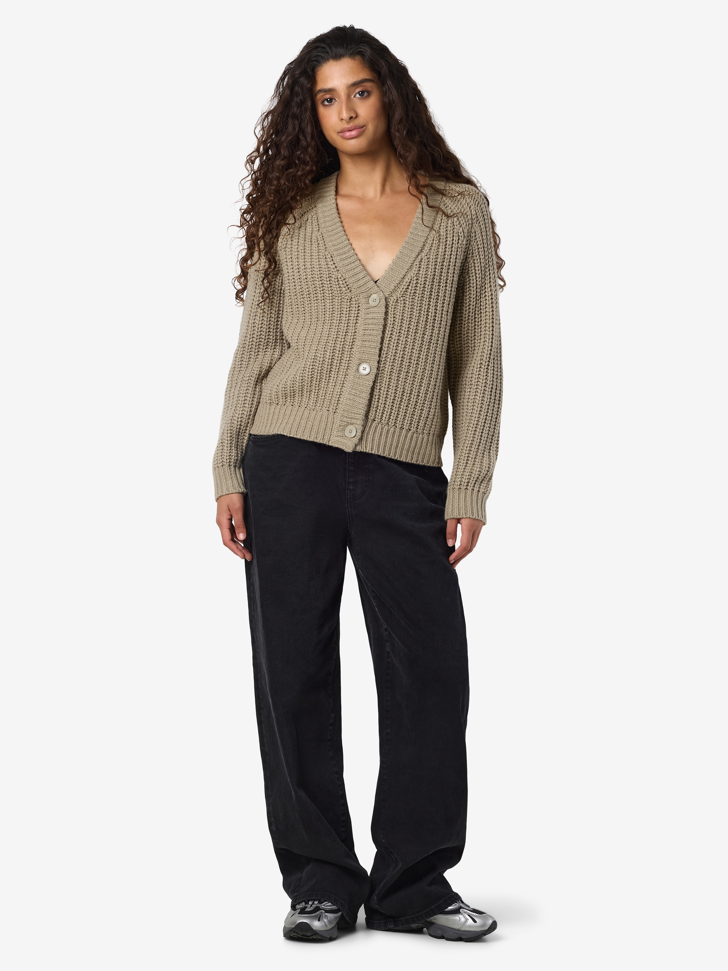 Noisy may Strickjacke »NMCHARLIE L/S V-NECK KNIT CARDIGAN NOOS«