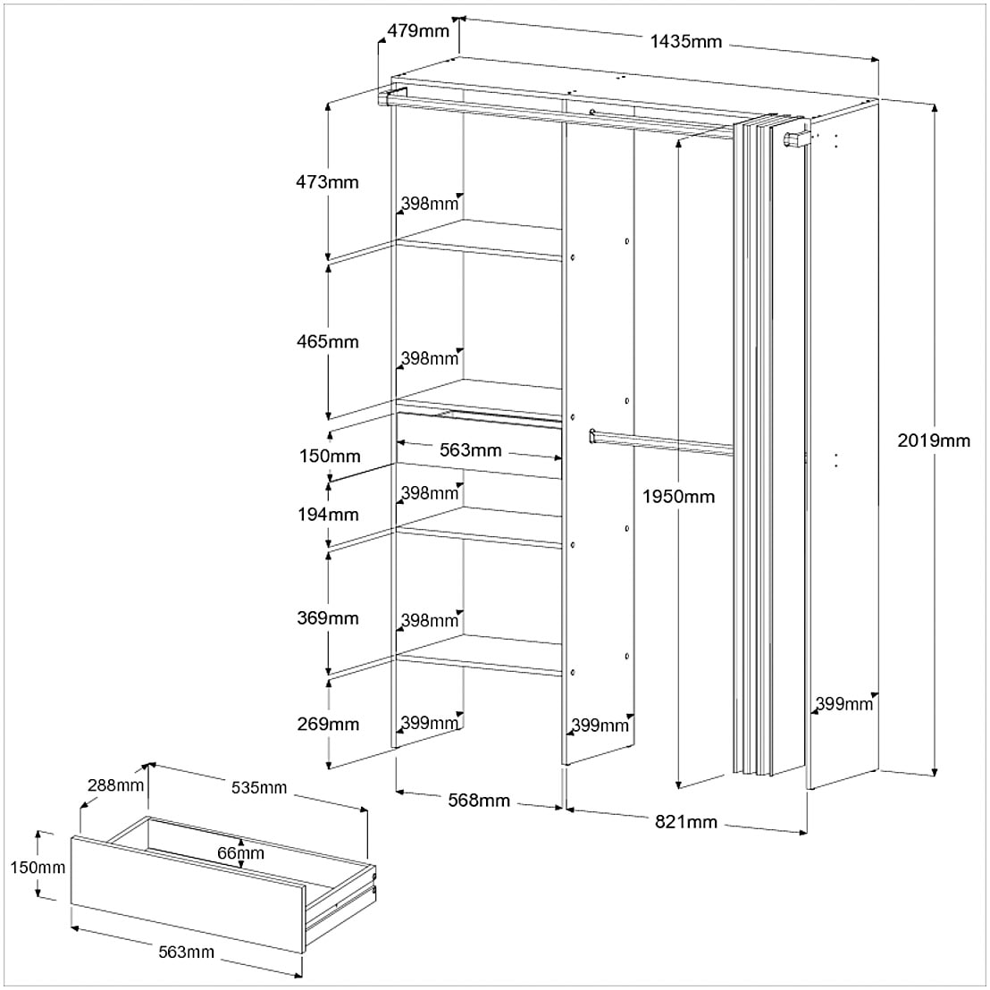 Parisot Set de chambre d'adolescent »Parisot Achille 22« Set, 2 tlg.