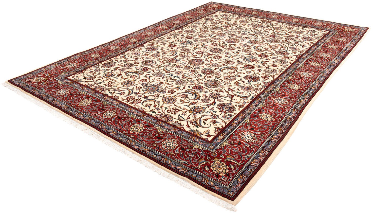 Image of morgenland Orientteppich »Perser - Classic - 302 x 212 cm - beige«, rechteckig, 10 mm Höhe, Wohnzimmer, Handgeknüpft, Einzelstück mit Zertifikat bei Ackermann Versand Schweiz