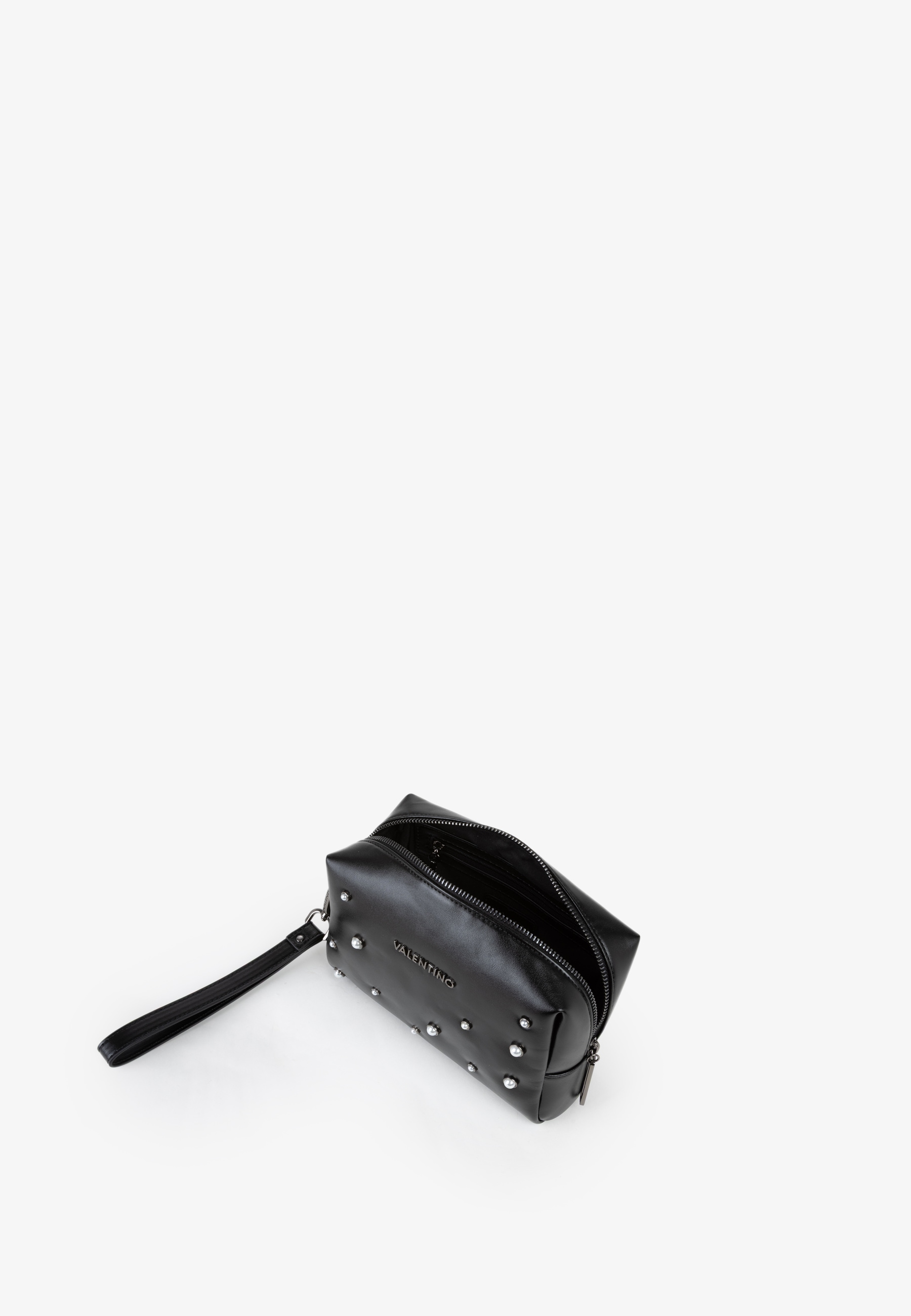 VALENTINO BAGS Trousse de toilette »GINZA« Trousse de toilette pour femmes, pochette de lavage avec perles décoratives élégantes
