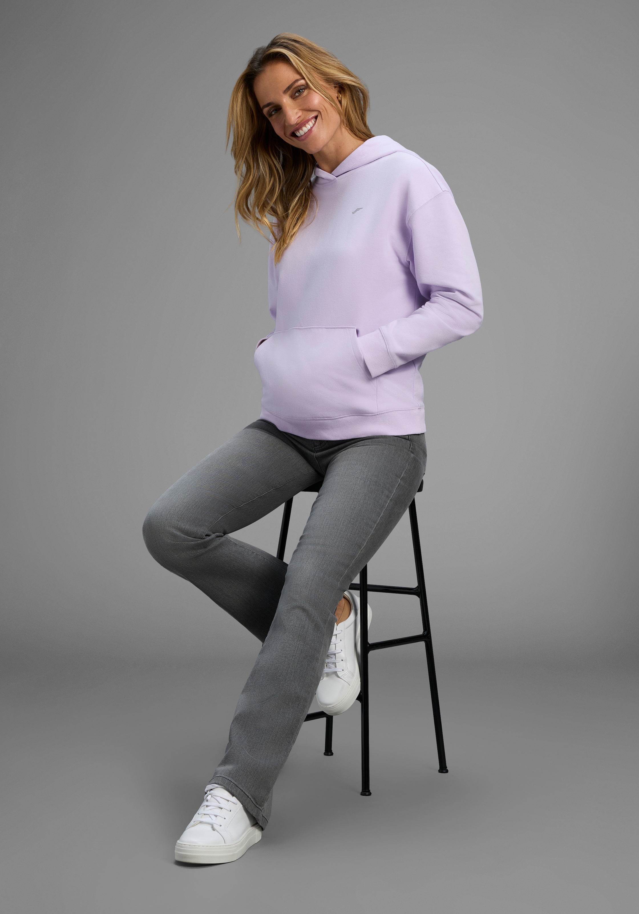 Arizona Bootcut-Jeans »Comfort-Fit«, ausgestellte Beinform, mit Eingrifftaschen, High-Waist