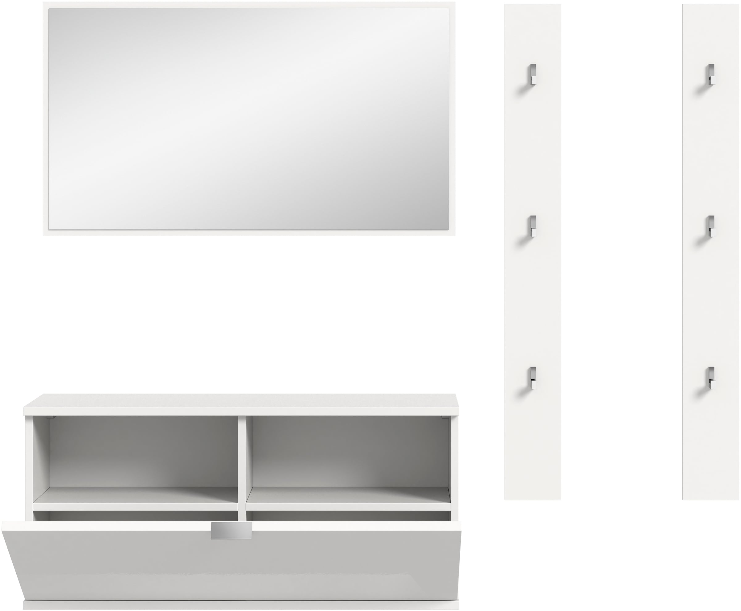 INOSIGN Garderoben-Set »Trondheim Garderobenset 3-tlg. , Breite 130 cm,« 3 Stk. tlg.