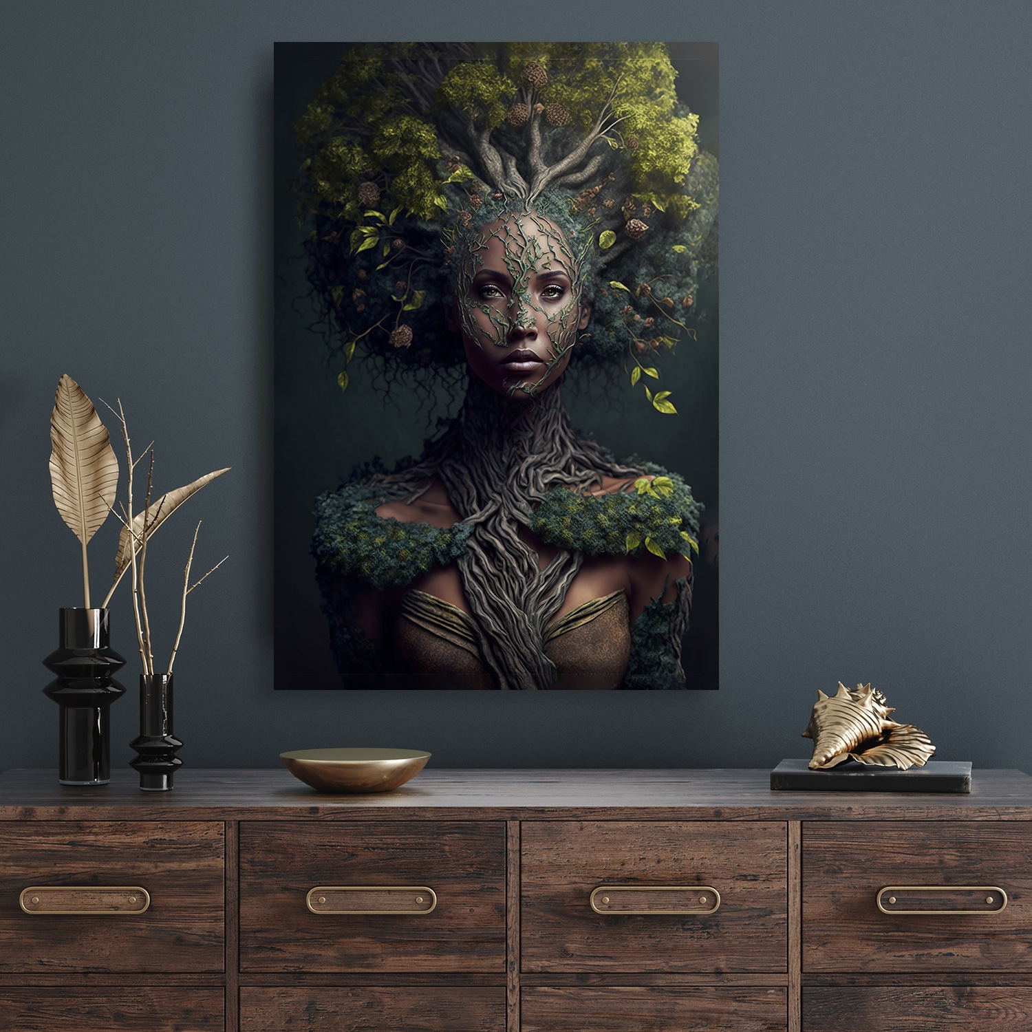 Affengeilebilder Leinwandbild »Treewoman by Catill auf Keilrahmen gespannt« 1 Stk. tlg. Kunstdruck Wandbild Bild in verschiedenen Formaten