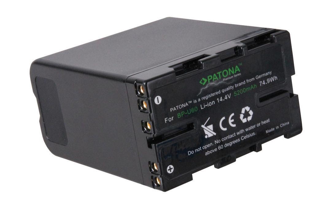   Akku »Patona BP-U60« 5.200 mAh