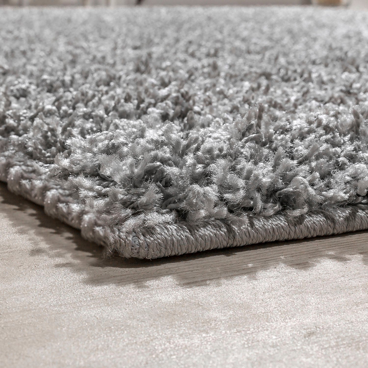 Paco Home Teppich »Twister 500«, rechteckig, 44 mm Höhe, Uni Hochflor Shaggy mit hoher Fadendichte