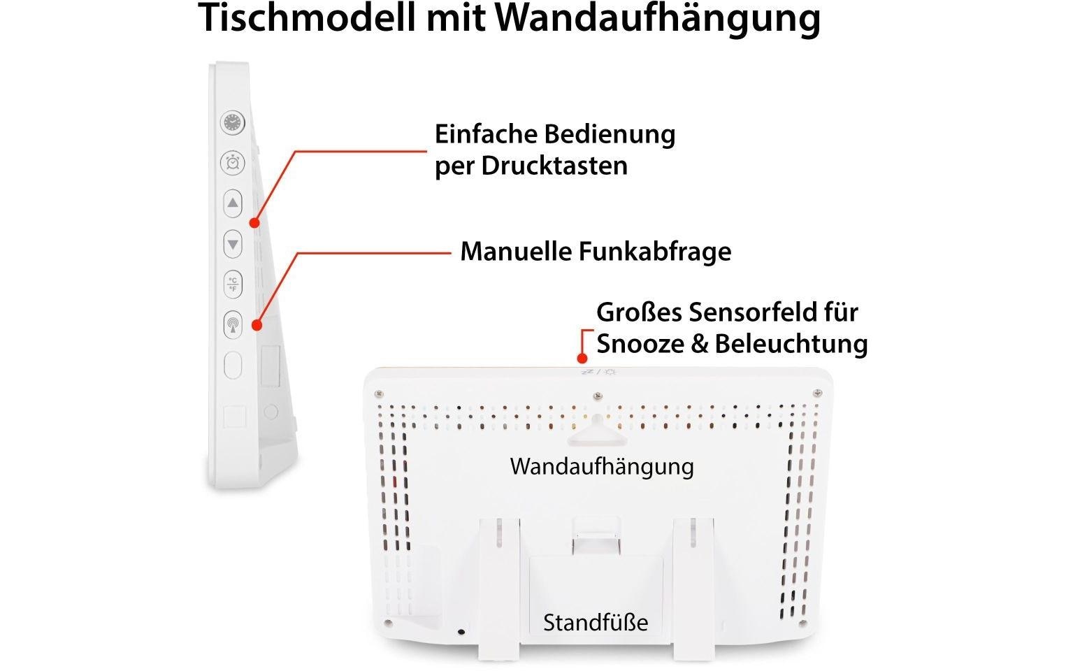 ADE Funkwecker »XXL-Ziffern«