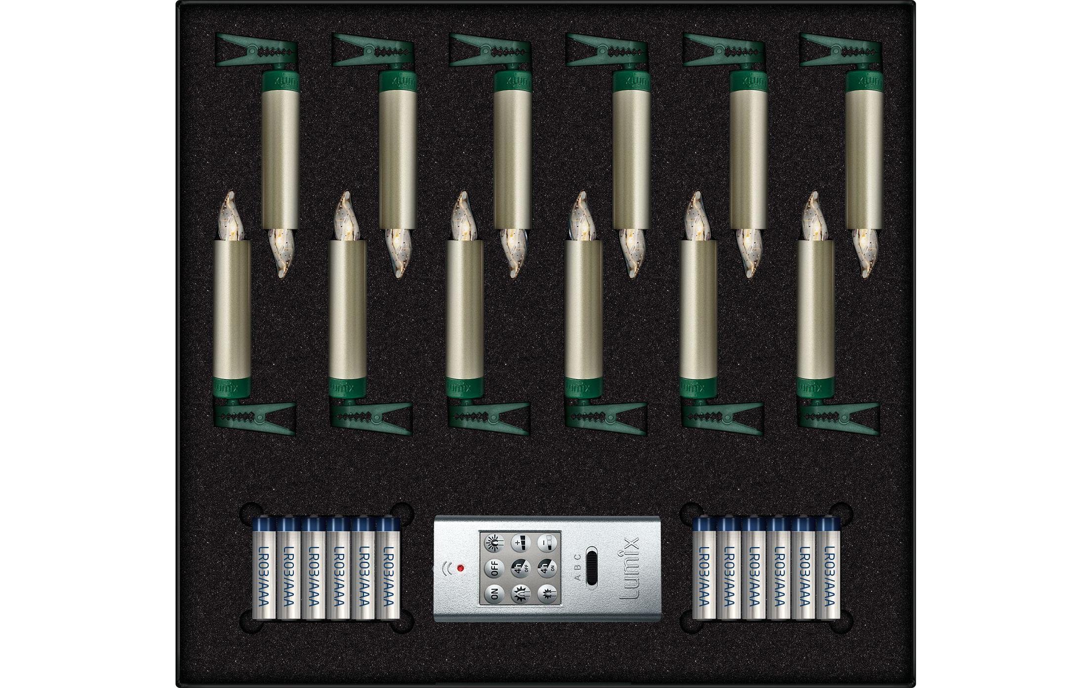 Image of lumix Christbaumkerzen »Baumkerze Superlight Star«, 12 St.-flammig, inklusive Fernbedienung bei Ackermann Versand Schweiz