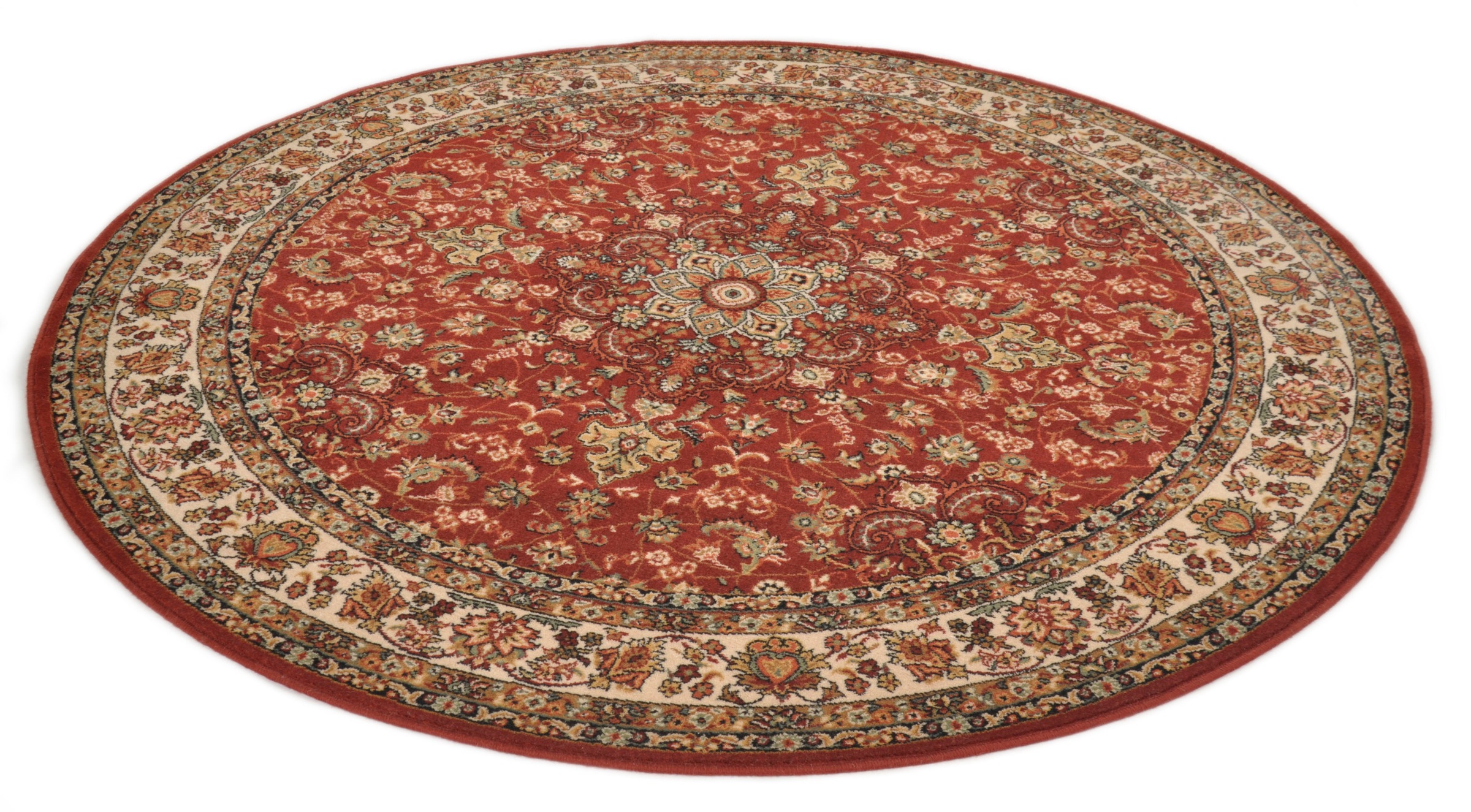 Image of THEKO Wollteppich »Turan 859«, rund, 12 mm Höhe, reine Wolle, Orient-Optik, Wohnzimmer bei Ackermann Versand Schweiz