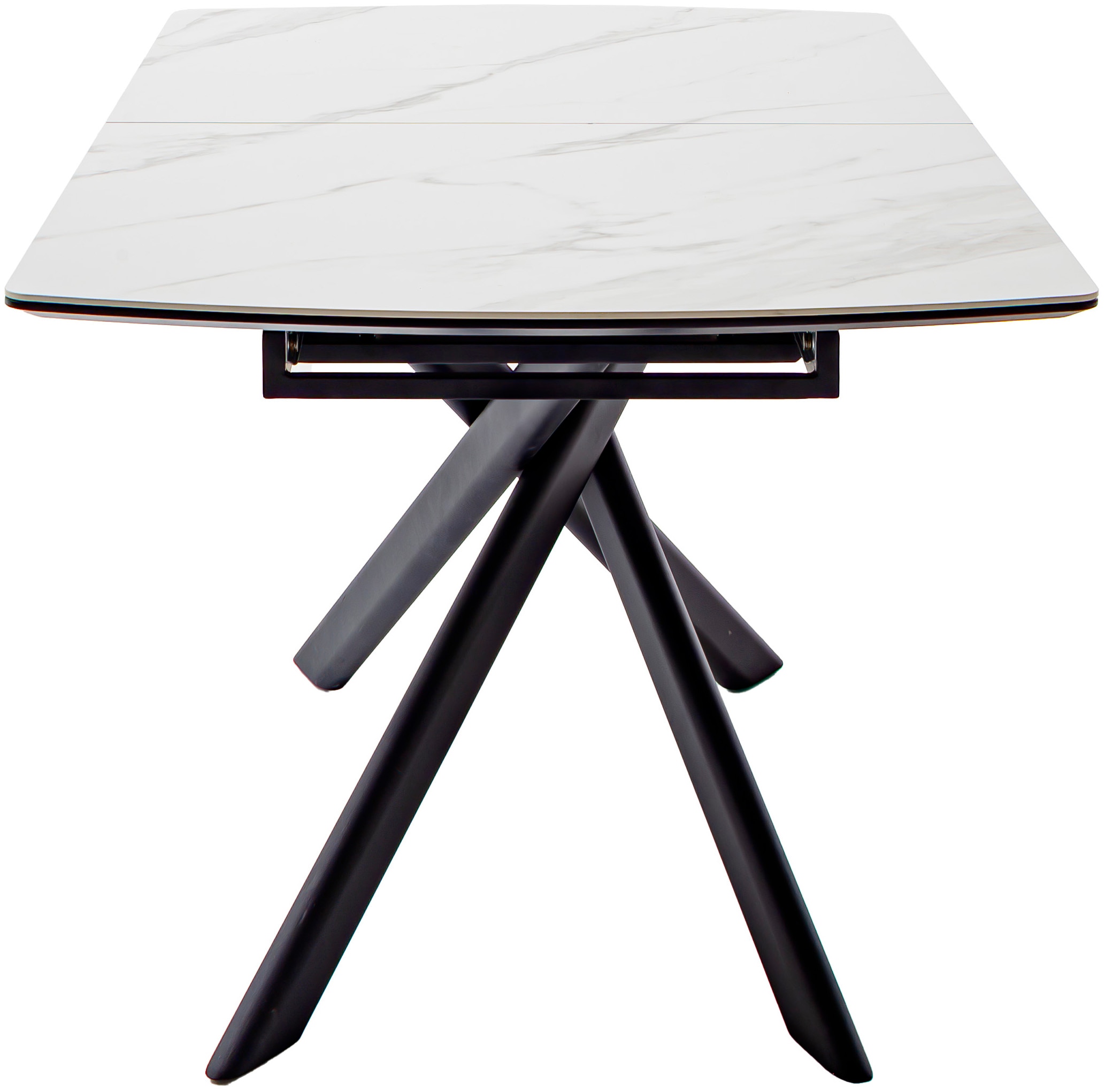 MCA furniture Table de salle à manger »VANINO Auszugtisch 180-230 cm marmoriert« 1 cuis tlg. Keramik,Metall,Synchronauszug,ausziehbar,8-10 Personen