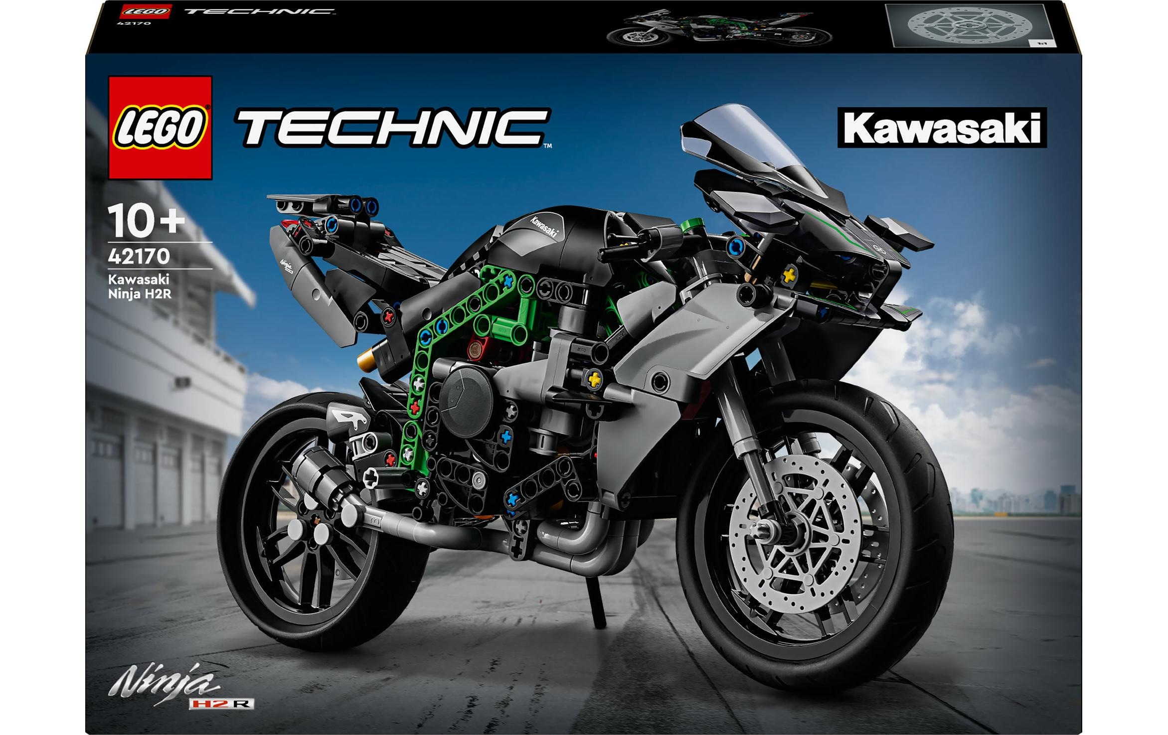 Spielbausteine »Technic Kawasaki Ninja H2R Motorrad 42170«, (643 St.)