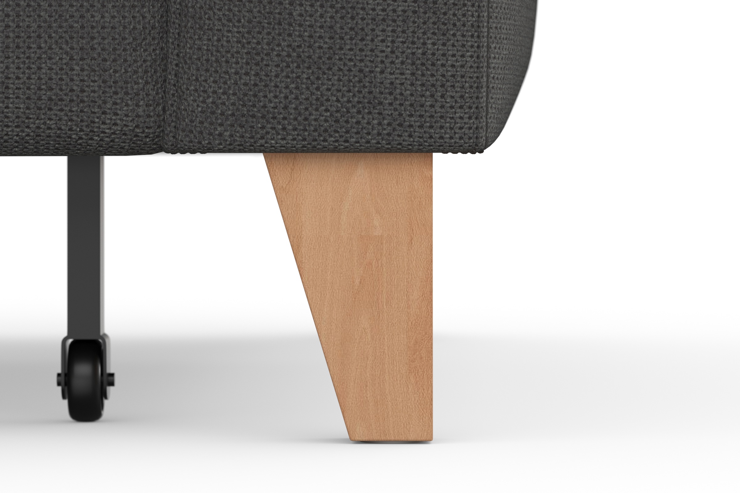 sit&more Ecksofa »Visby L-Form«, Wahlweise mit Bettfunktion und Bettkasten, frei im Raum stellbar