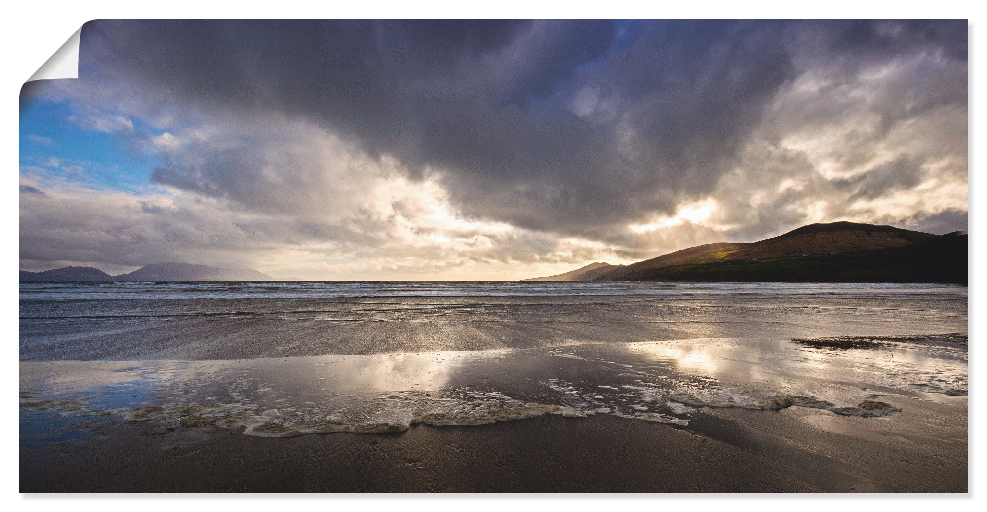 Image of Artland Wandbild »Strandliebe II«, Strand, (1 St.), in vielen Grössen & Produktarten - Alubild / Outdoorbild für den Aussenbereich, Leinwandbild, Poster, Wandaufkleber / Wandtattoo auch für Badezimmer geeignet bei Ackermann Versand Schweiz