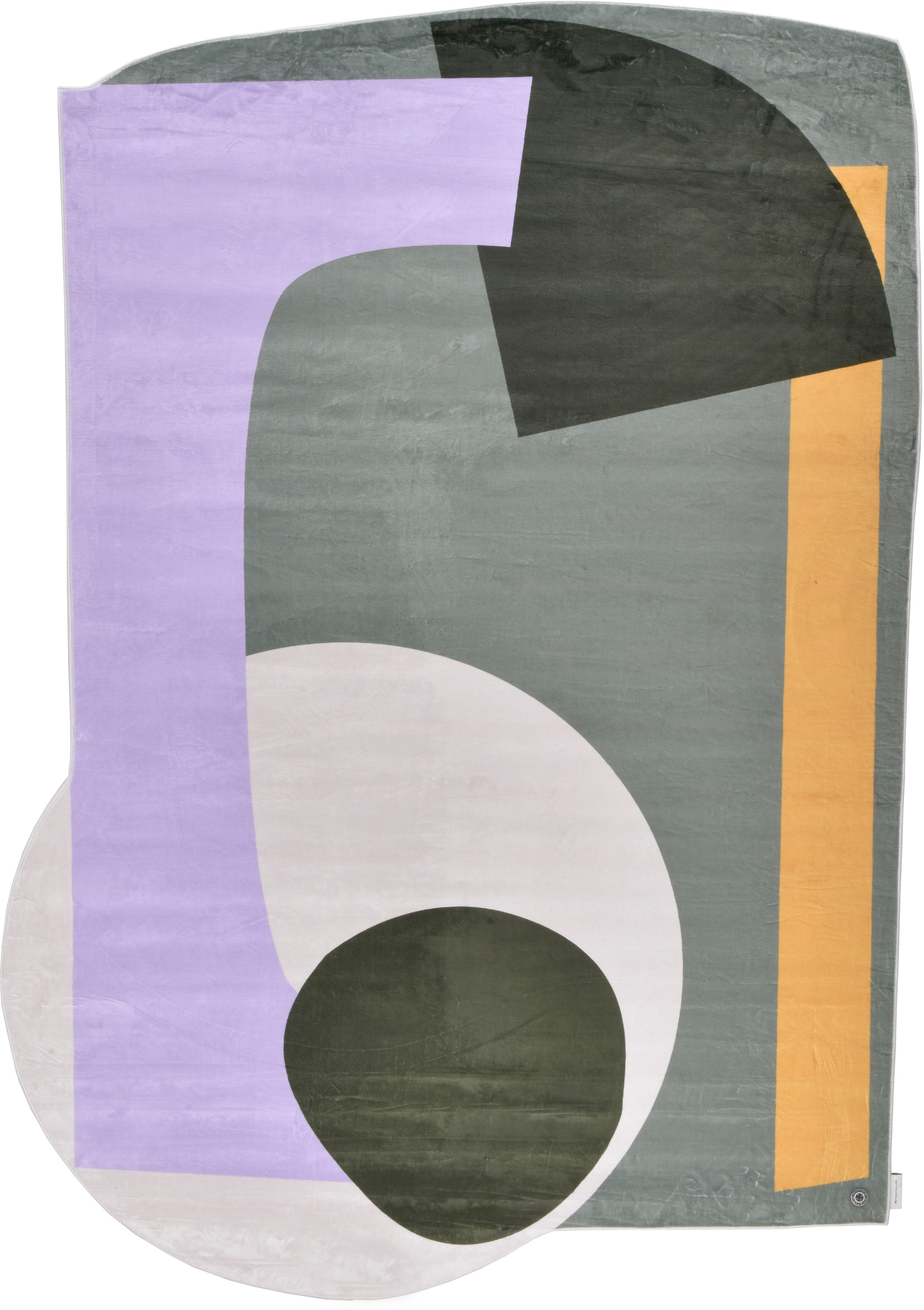 TOM TAILOR HOME Teppich »Shapes - EIGHT« Motivform 5 mm Höhe Kurzflor, bedruckt, modernes Design