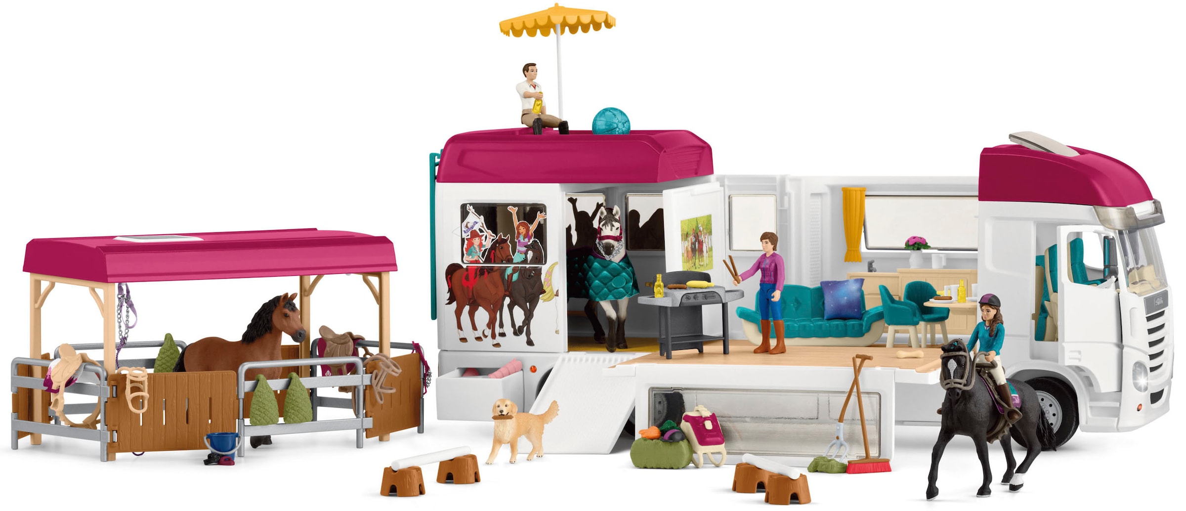 Spielwelt »HORSE CLUB, Pferdetransporter (42619)«, Made in Europe