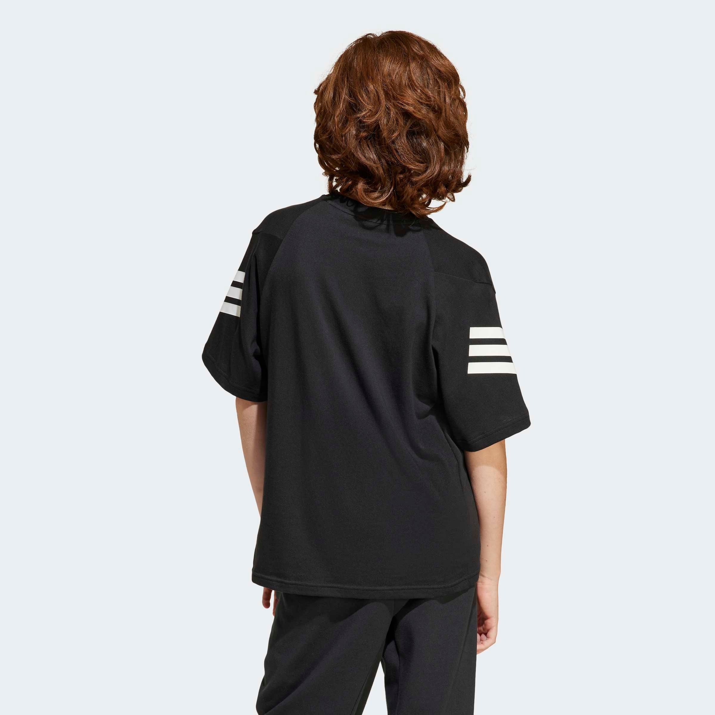 adidas Sportswear T-shirt »FUTURE ICONS 3-STREIFEN KIDS« lockerer Schnitt, sportlicher Stil, Rundhalsausschnitt