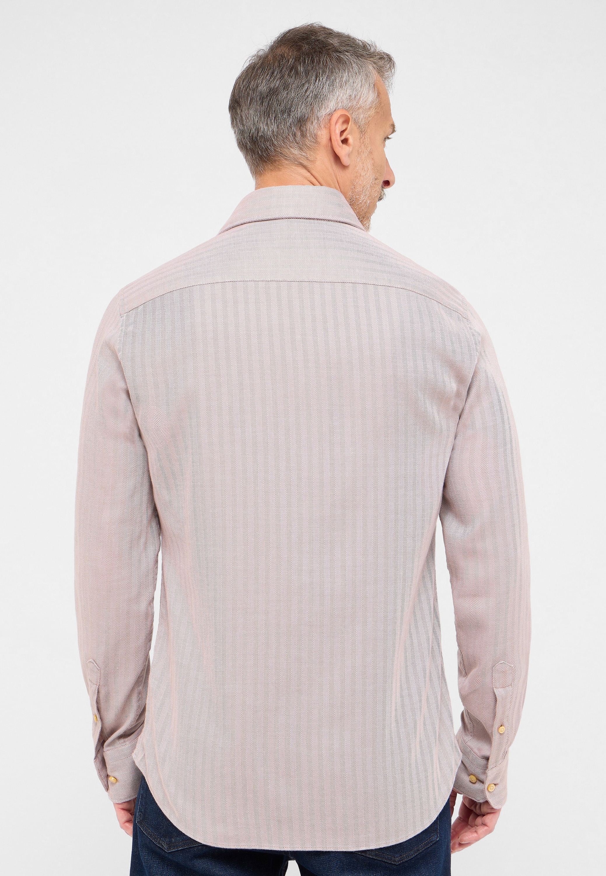 Eterna Langarmhemd »SLIM FIT« EASY IRON (bügelleicht)