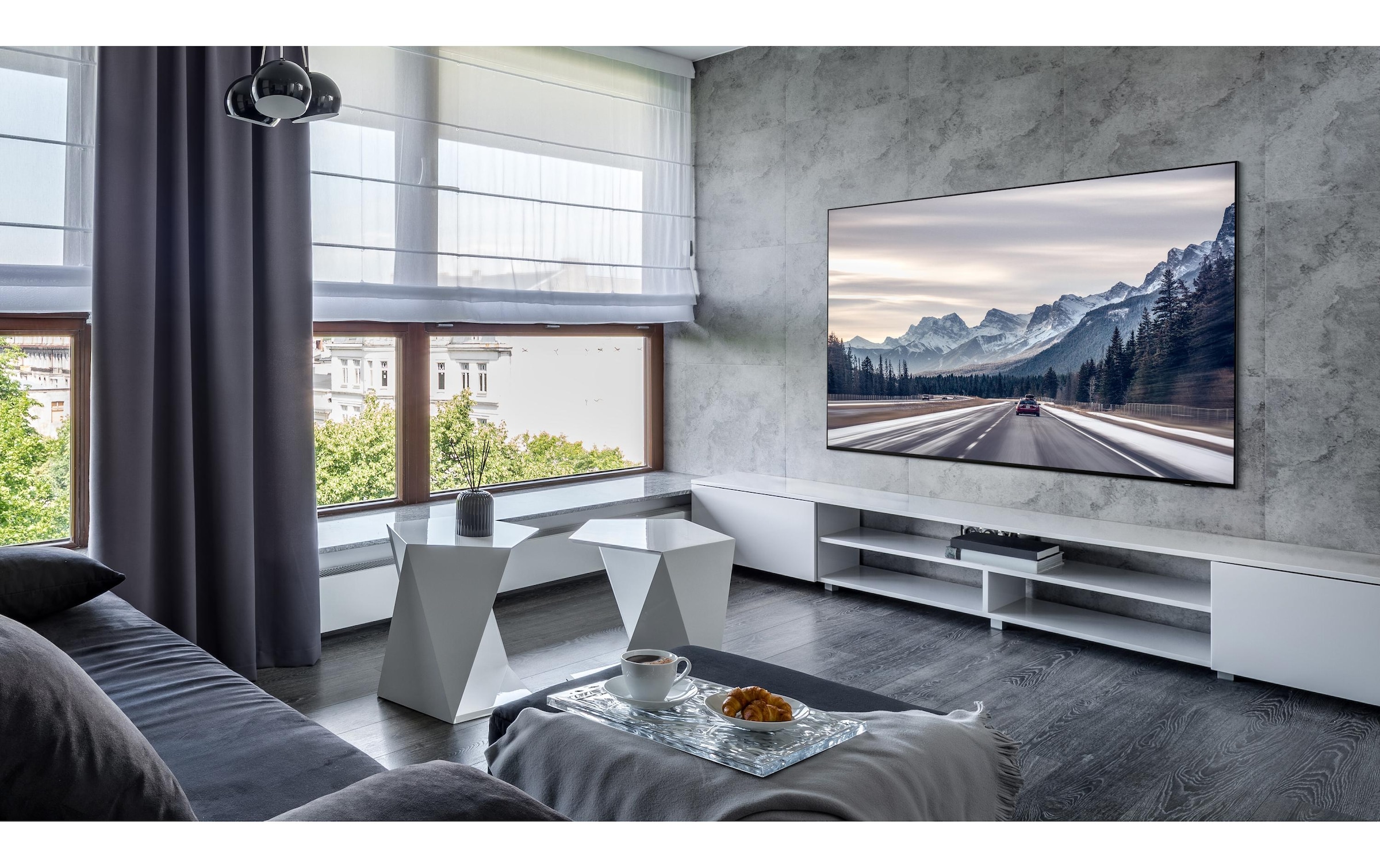 Samsung QLED-Fernseher »QE77S95D ATXZU 77«, 4K Ultra HD