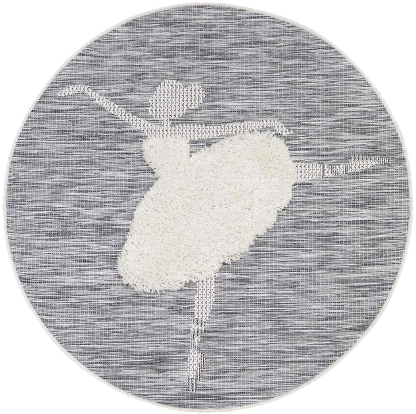 Image of Primaflor-Ideen in Textil Kinderteppich »NAVAJO - Ballerina«, rund, 35 mm Höhe, Hoch-Tief-Effekt, Motiv Ballerina, Kinderzimmer bei Ackermann Versand Schweiz