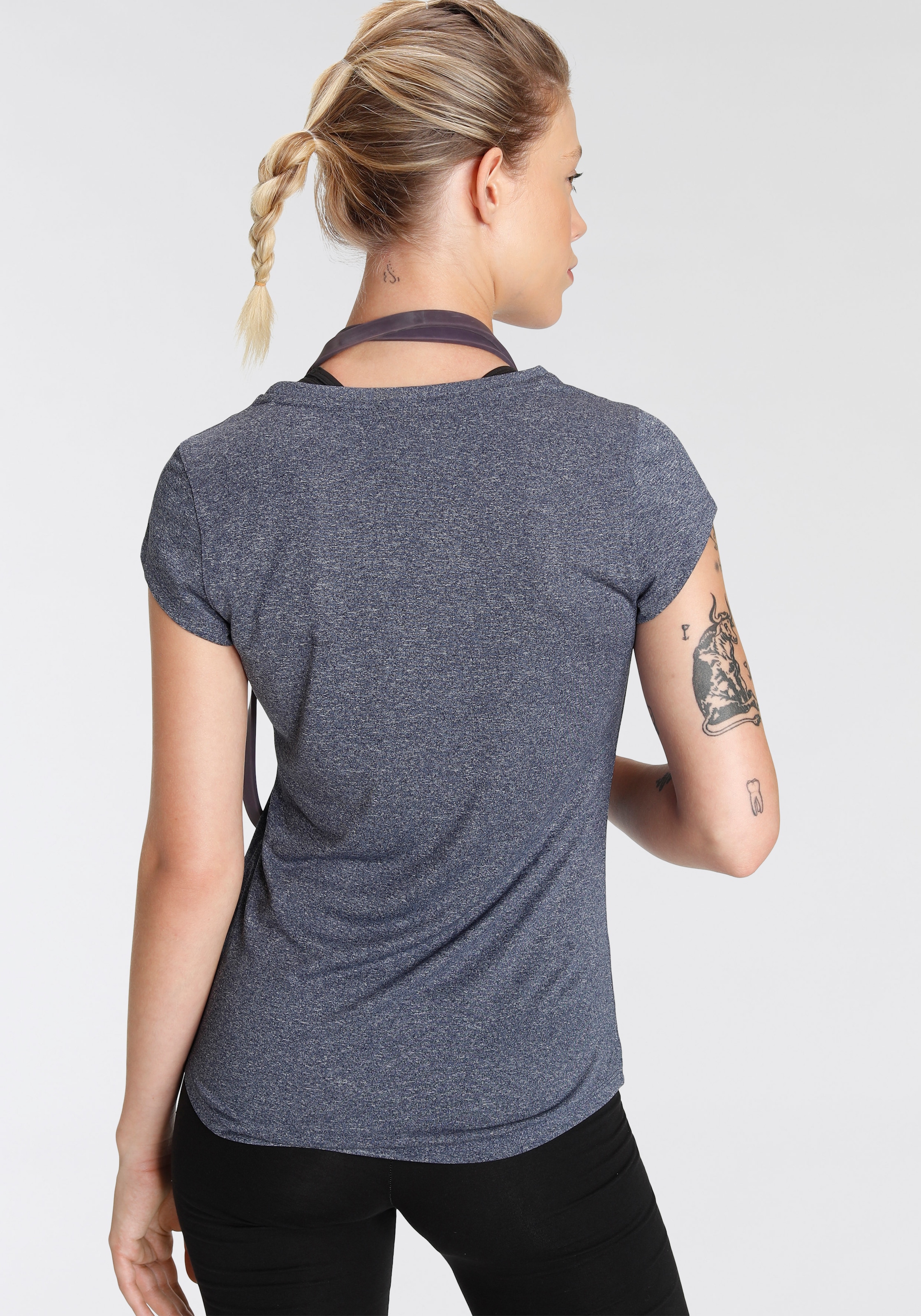 PUMA Trainingsshirt »PERFORMANCE HEATHER CAT TEE W«