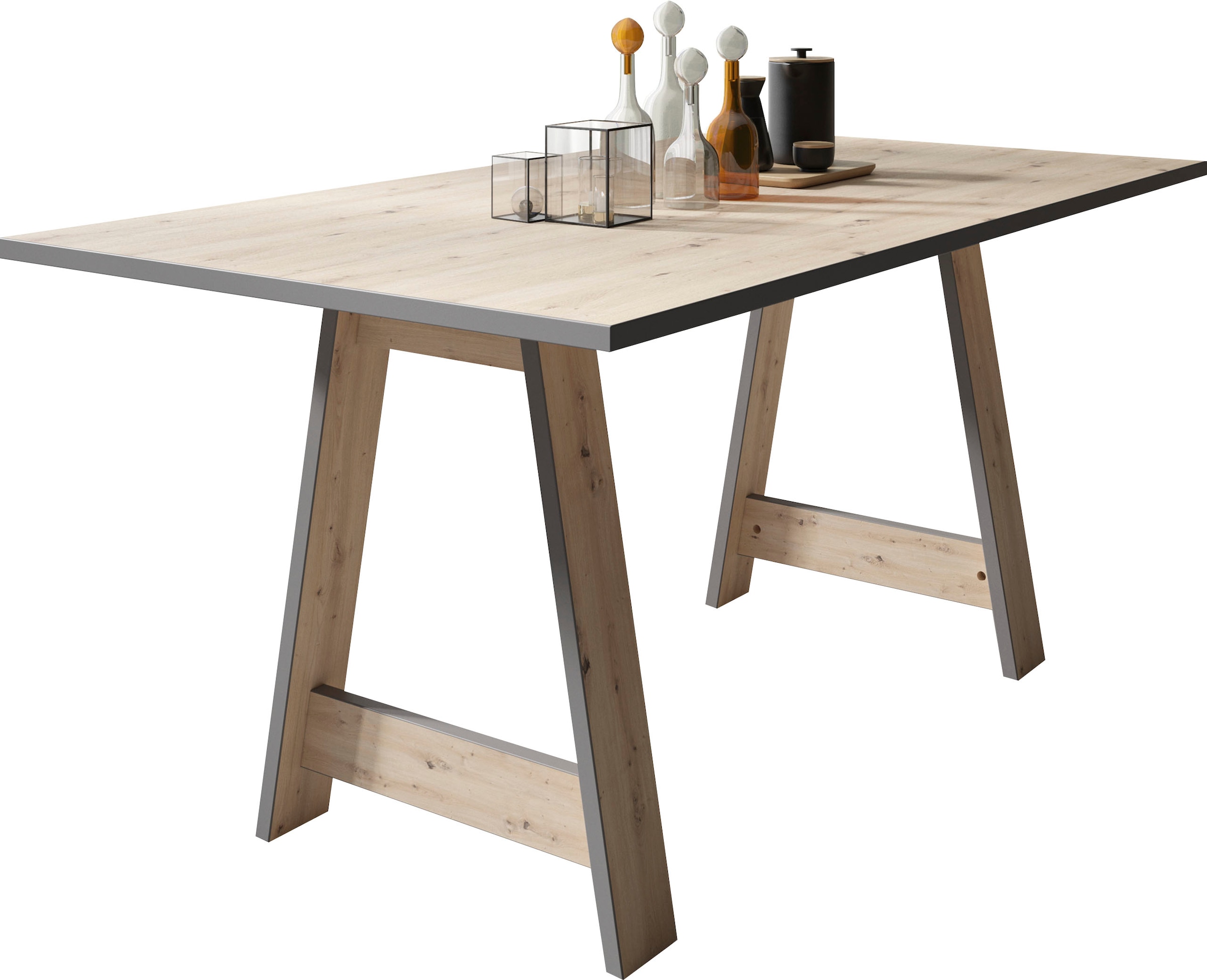 Homexperts Esstisch, Breite 160 cm, Gestell in A-Form