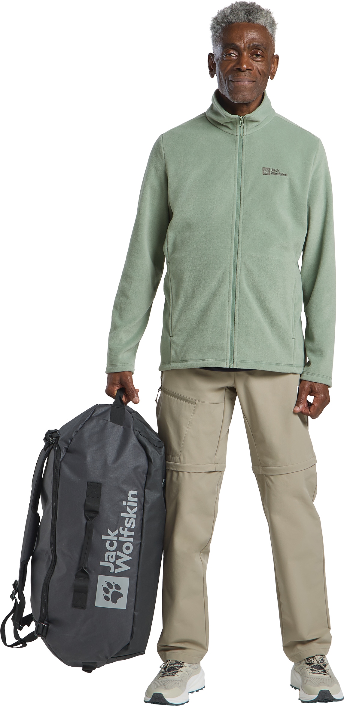 Jack Wolfskin Fleecejacke »TAUNUS FZ M«, leichter, dehnbarer, atmungsaktiver Midlayer