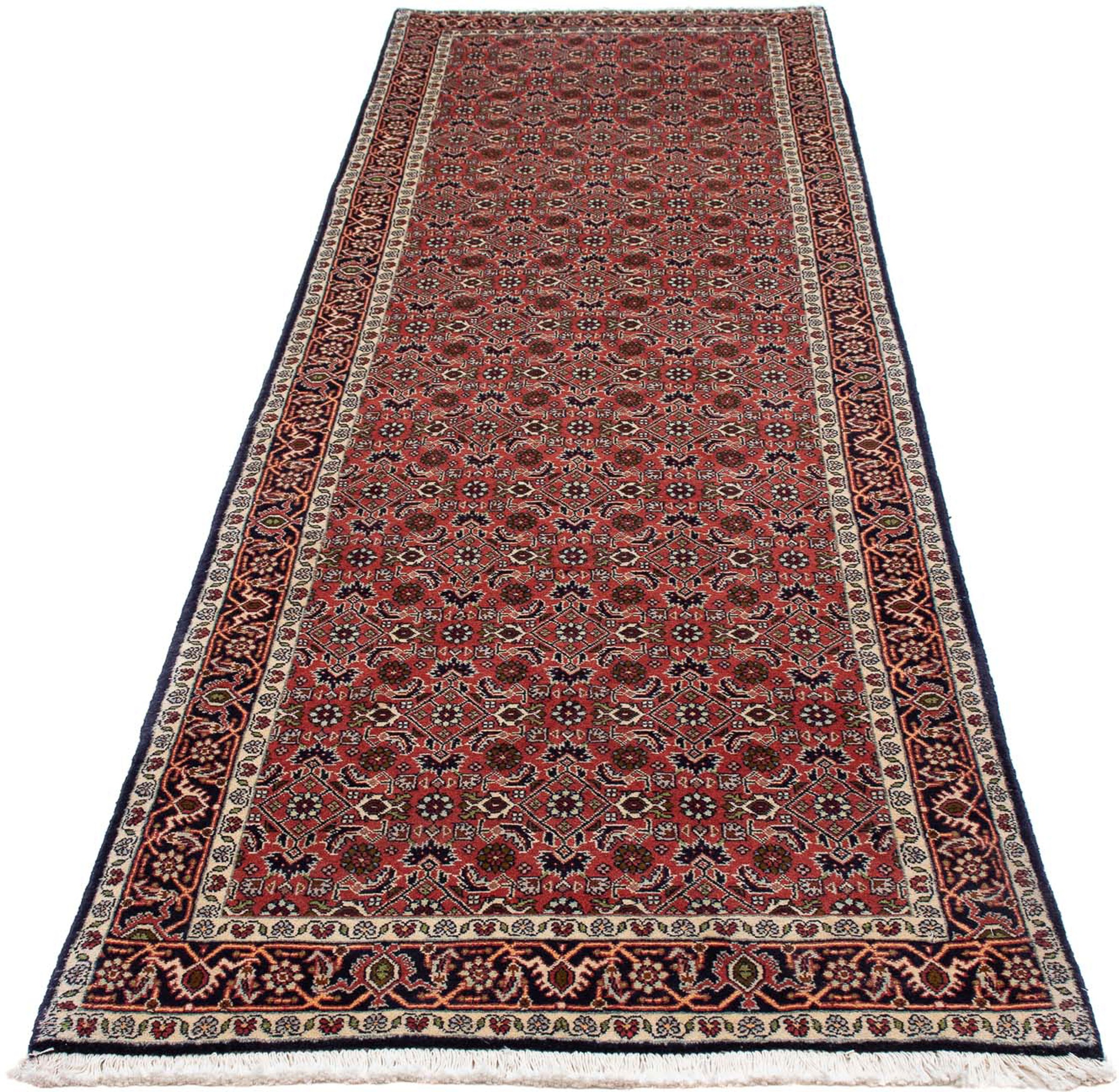 Image of morgenland Orientteppich »Perser - Bidjar - 291 x 84 cm - dunkelrot«, rechteckig, 15 mm Höhe, Wohnzimmer, Handgeknüpft, Einzelstück mit Zertifikat bei Ackermann Versand Schweiz