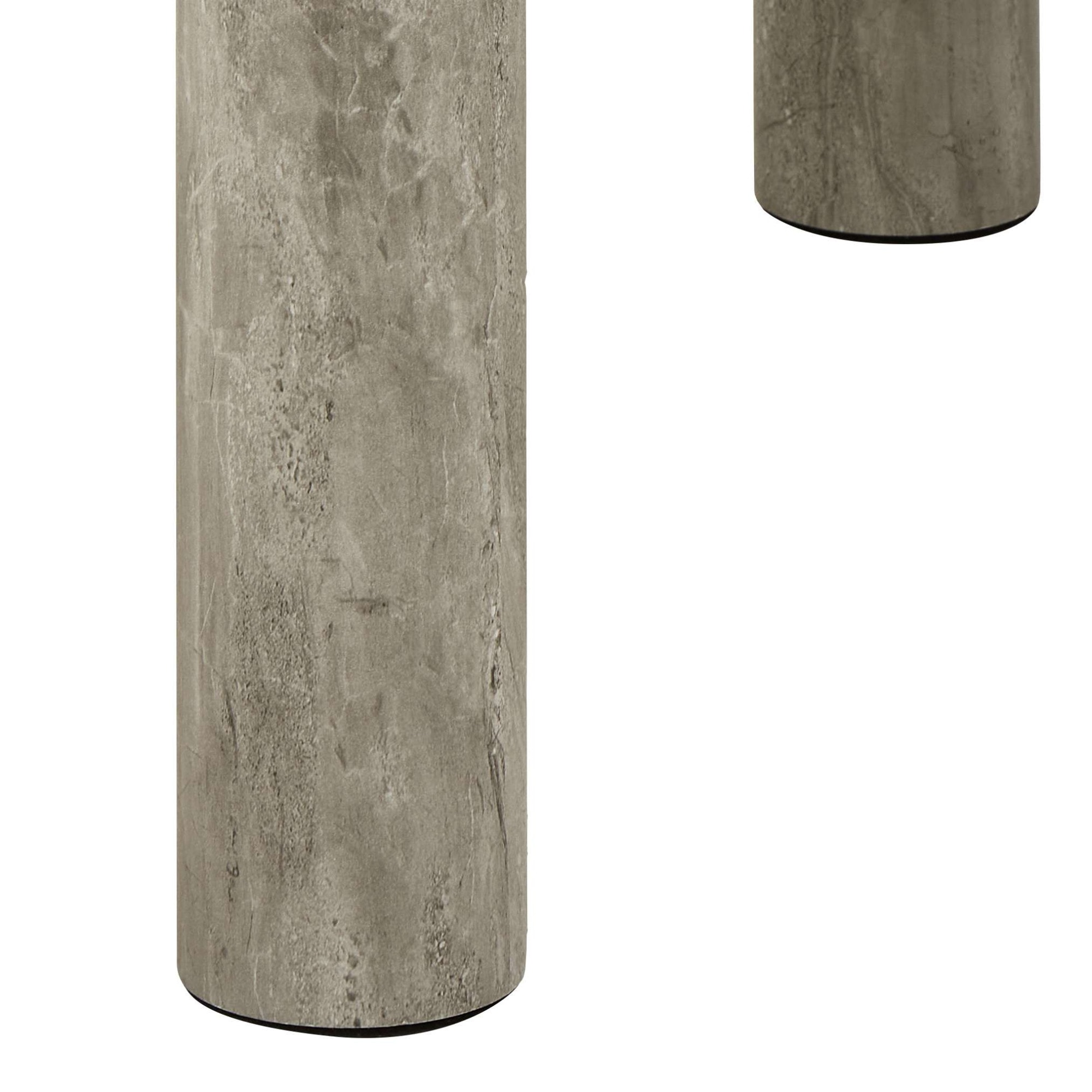 ACTONA GROUP Table basse »Solano« 1 cuis tlg. Aspect marbre gris, pieds robustes, FSC™