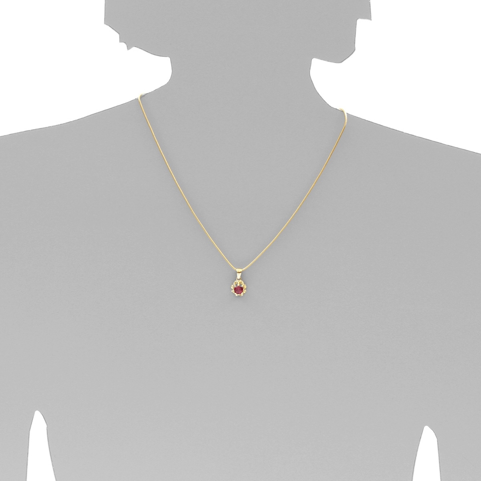 OSTSEE-SCHMUCK Pendentif chaîne »Ostsee-Schmuck Anhänger Pia 6 mm Anhänger Pia 6 mm« 1 cuis tlg.
