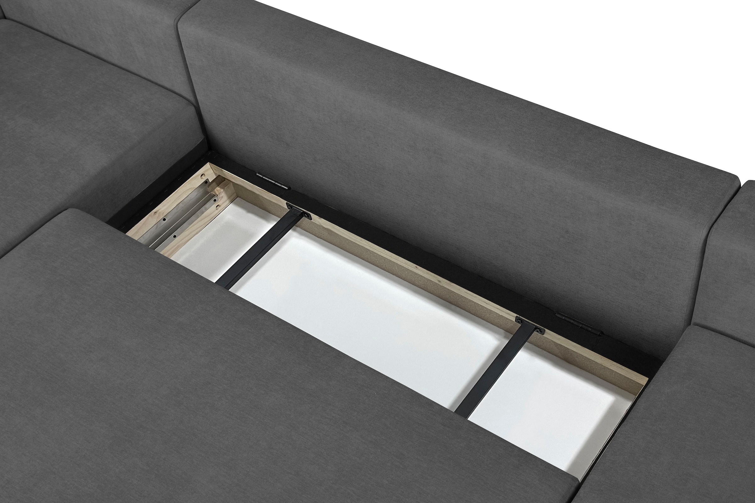 GOODproduct Ecksofa »JONAA L-Form, 241cm - OTTO. Verlässliche Qualität.« 133/200cm, Recamiere links/rechts, Bettkasten, Cord u. Struktur