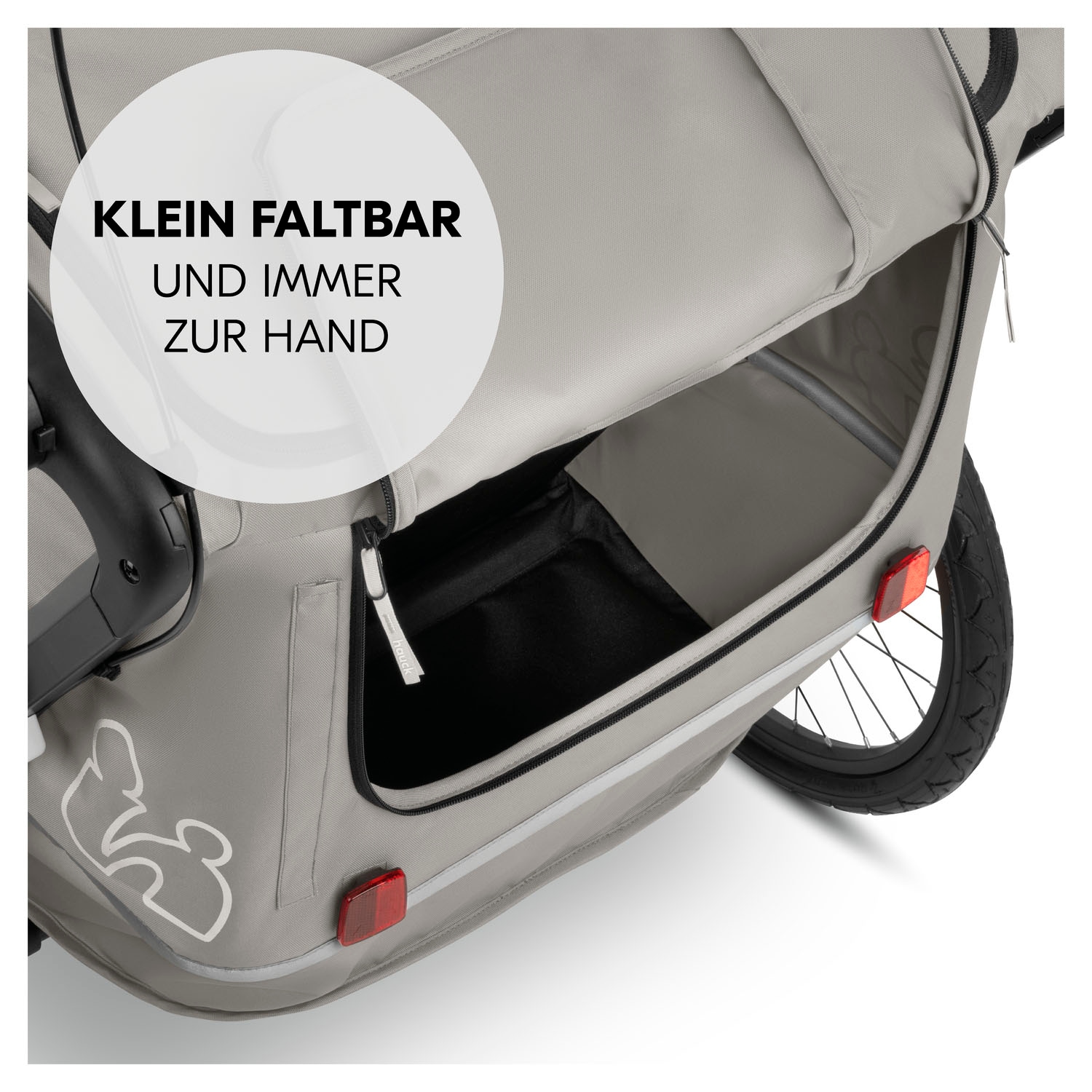 Hauck Regenverdeck »Bike N Walk Duo Raincover« für Bike N Walk Fahrradanhänger