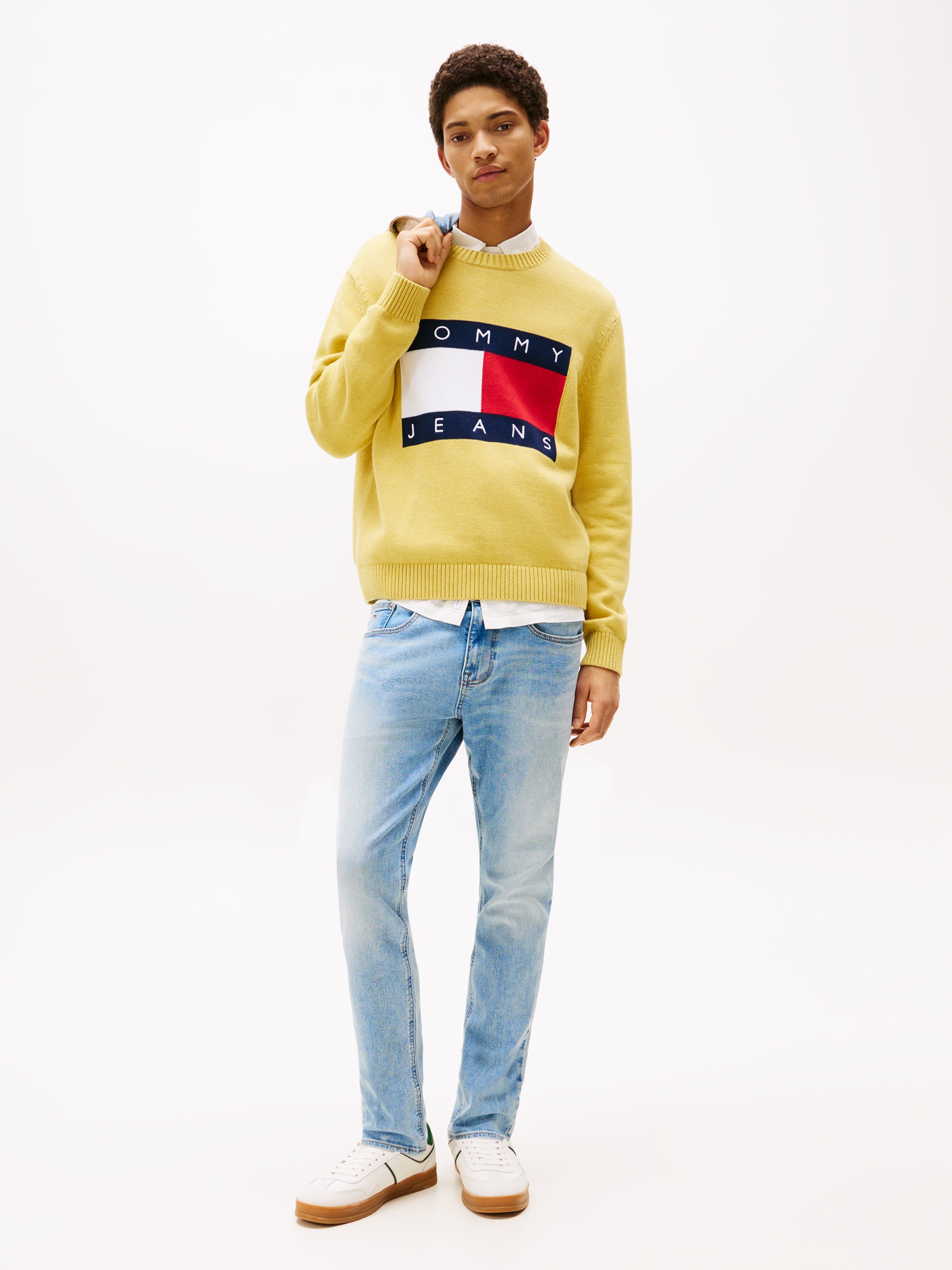 Tommy Jeans Slim-fit-Jeans »Austin Slim Tapered«, zum Knöchel hin schmaler werdende Jeans mit mittlerer Leibhöhe