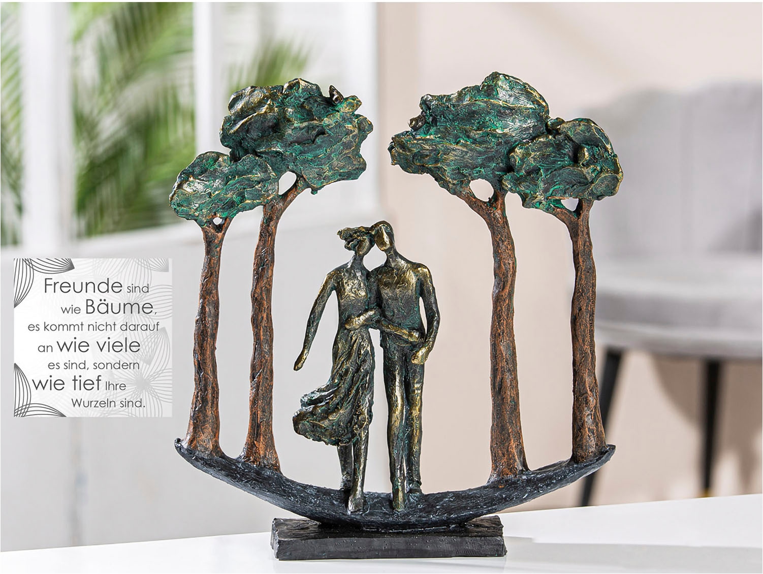 Image of Casablanca by Gilde Dekofigur "Skulptur "Under Trees""