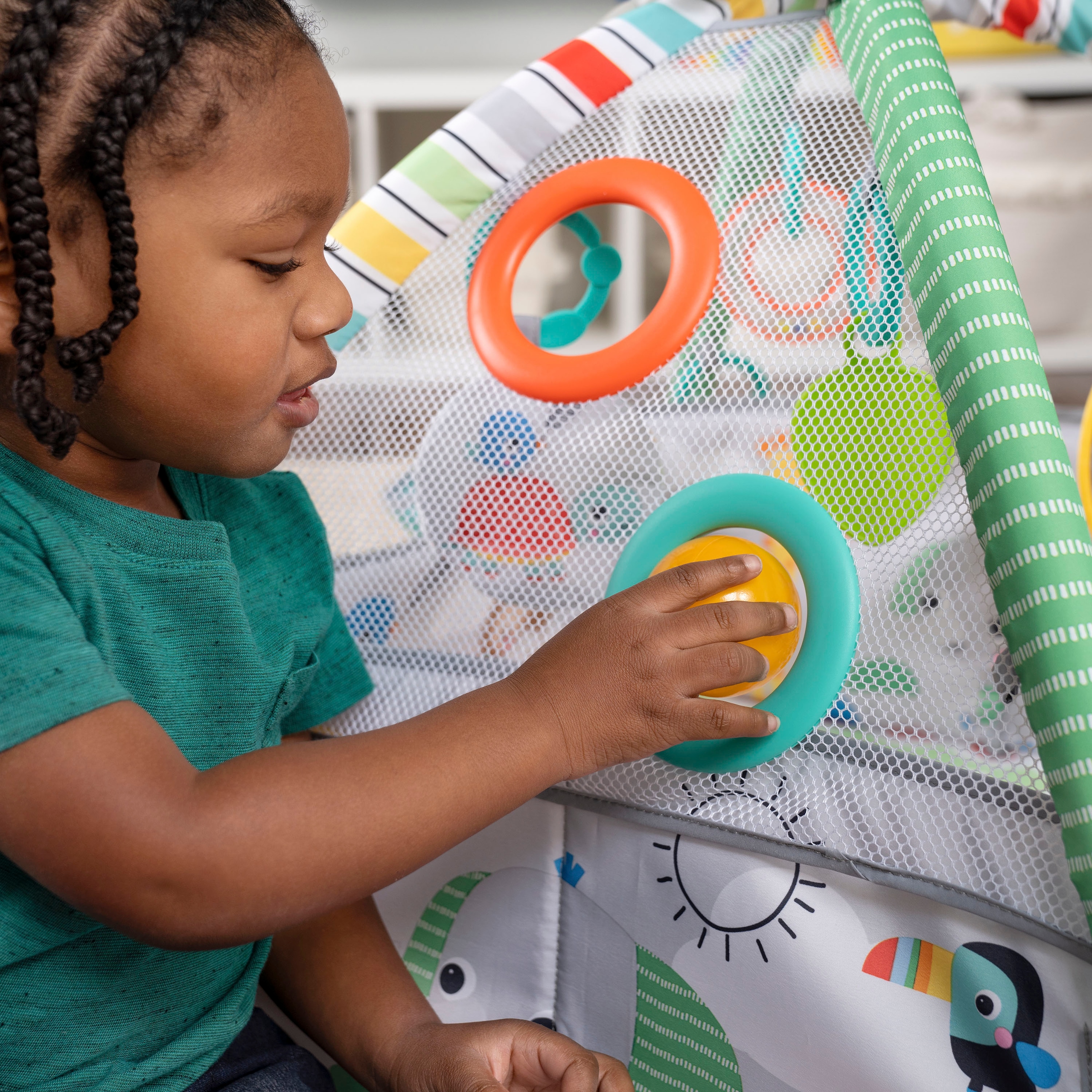 Bright Starts Arche de jeu »5-in-1 Your Way Ball Play™ Activity Gym & Ball Pit - Totally Tropical™« mit Licht und Sound