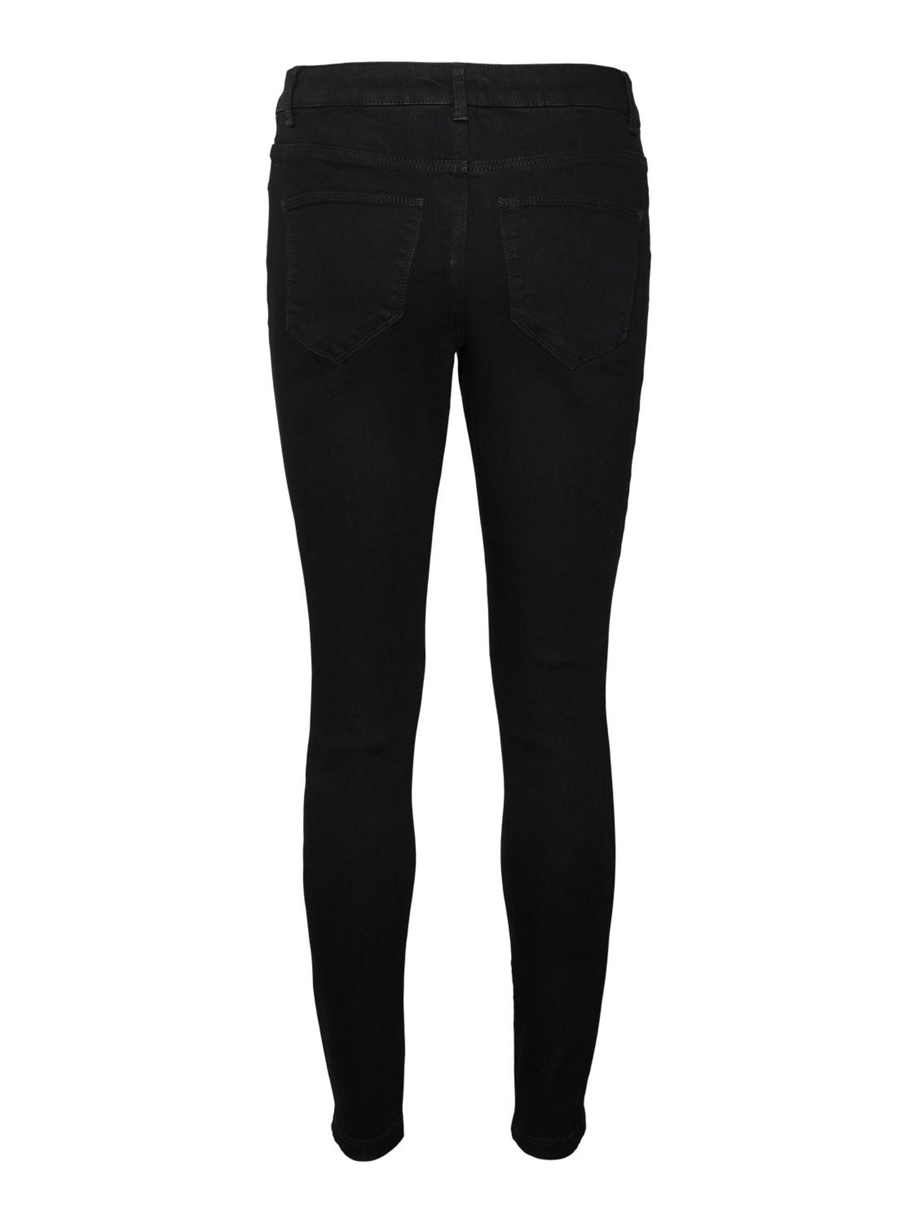 Vero Moda Skinny-fit-Jeans »VMELLY MR SKINNY JEANS BLK NOOS«