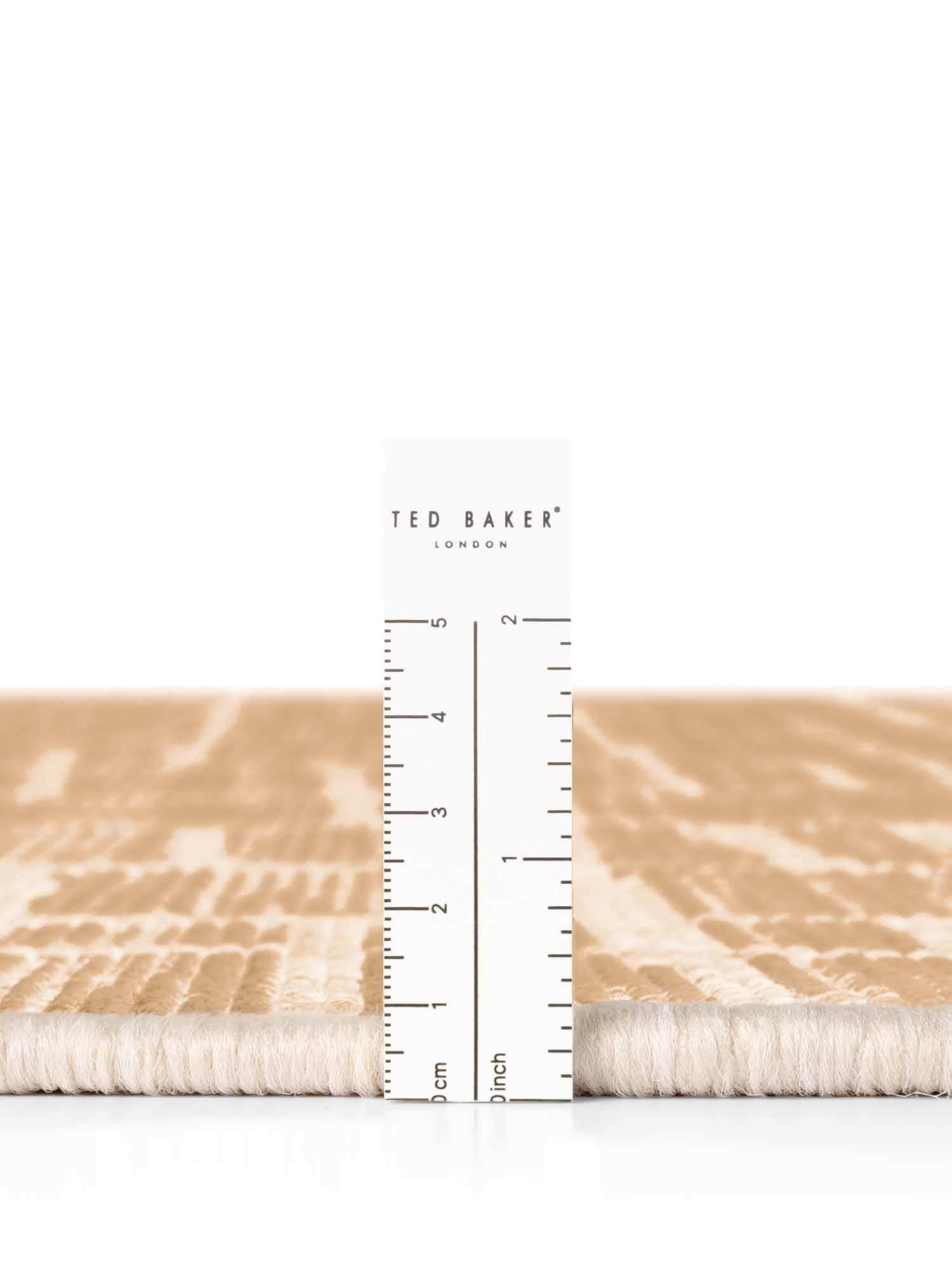 Ted Baker Teppich »Crouch , Wendeteppich« rund 8 mm Höhe Designteppich, Wetterfest, Pflegeleicht, Modern, Wohnzimmer, Terrasse