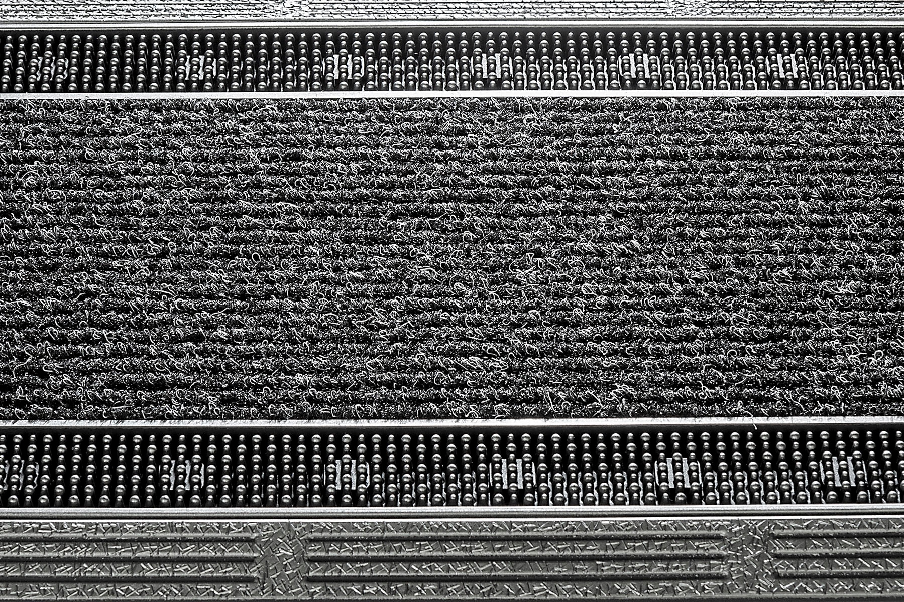 Home2Fashion Fussmatte »CenterClean XL«, rechteckig, 10 mm Höhe, schmale Schmutzfangmatte, strapazierfähig, In- und Outdoor geeignet