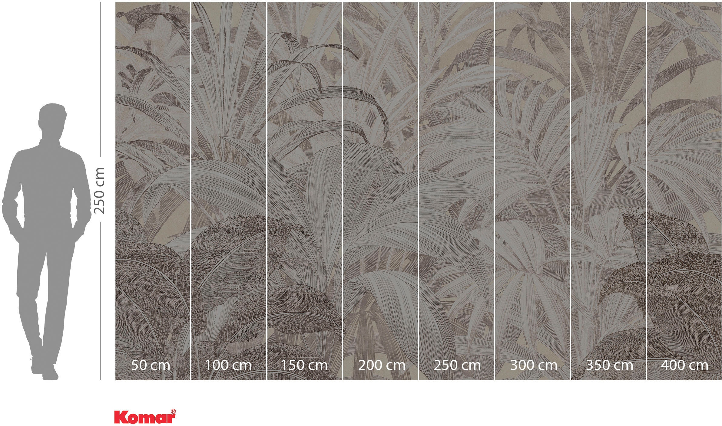 Komar Papier peint intissé »Digitaldruck Vlies -  Summery Spot - Grösse 400 x 250 cm« imprimé Wohnzimmer, Schlafzimmer