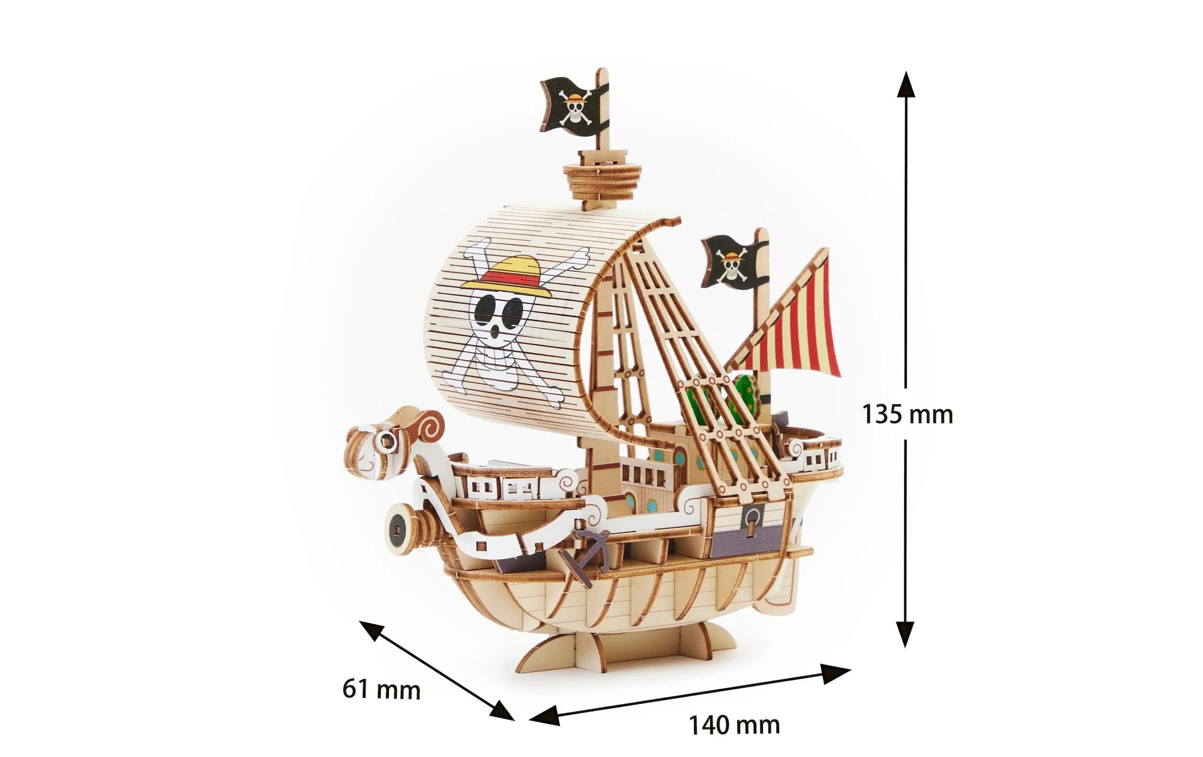   Modellbausatz »Kito Art One Piece Going Merry 88 Teile« 88 Stk. tlg.