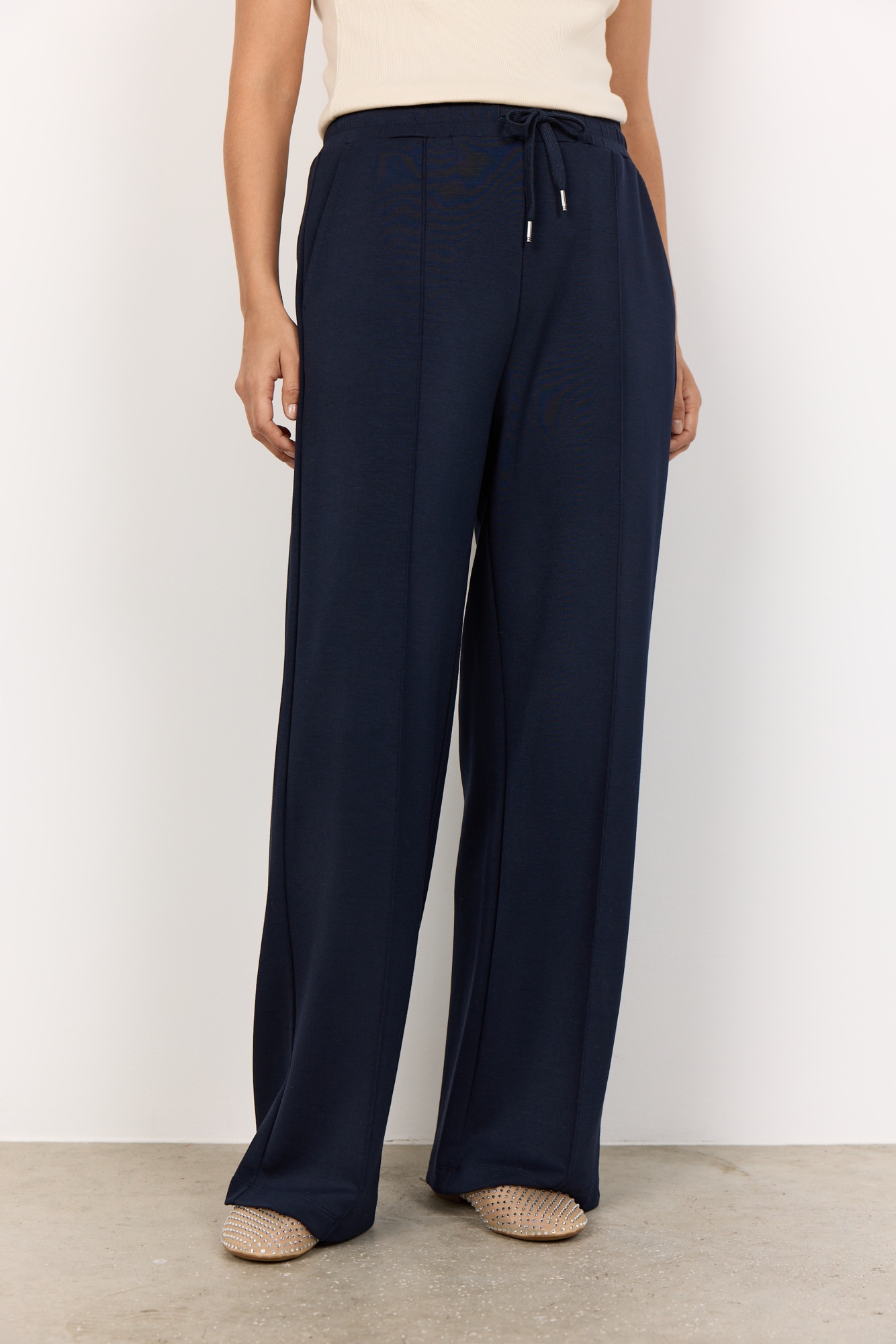 Image of soyaconcept Schlupfhose "SC-BANU 265" weite Beinform, elastischer Bund, mit Eingrifftaschen