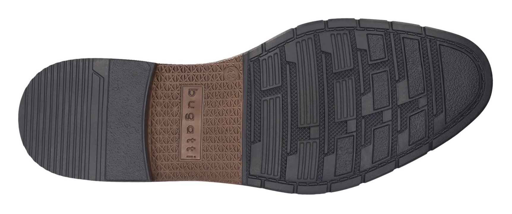 bugatti Schnürschuh  Anzugschuh, Business Halbschuh mit bequemen Stretcheinsatz