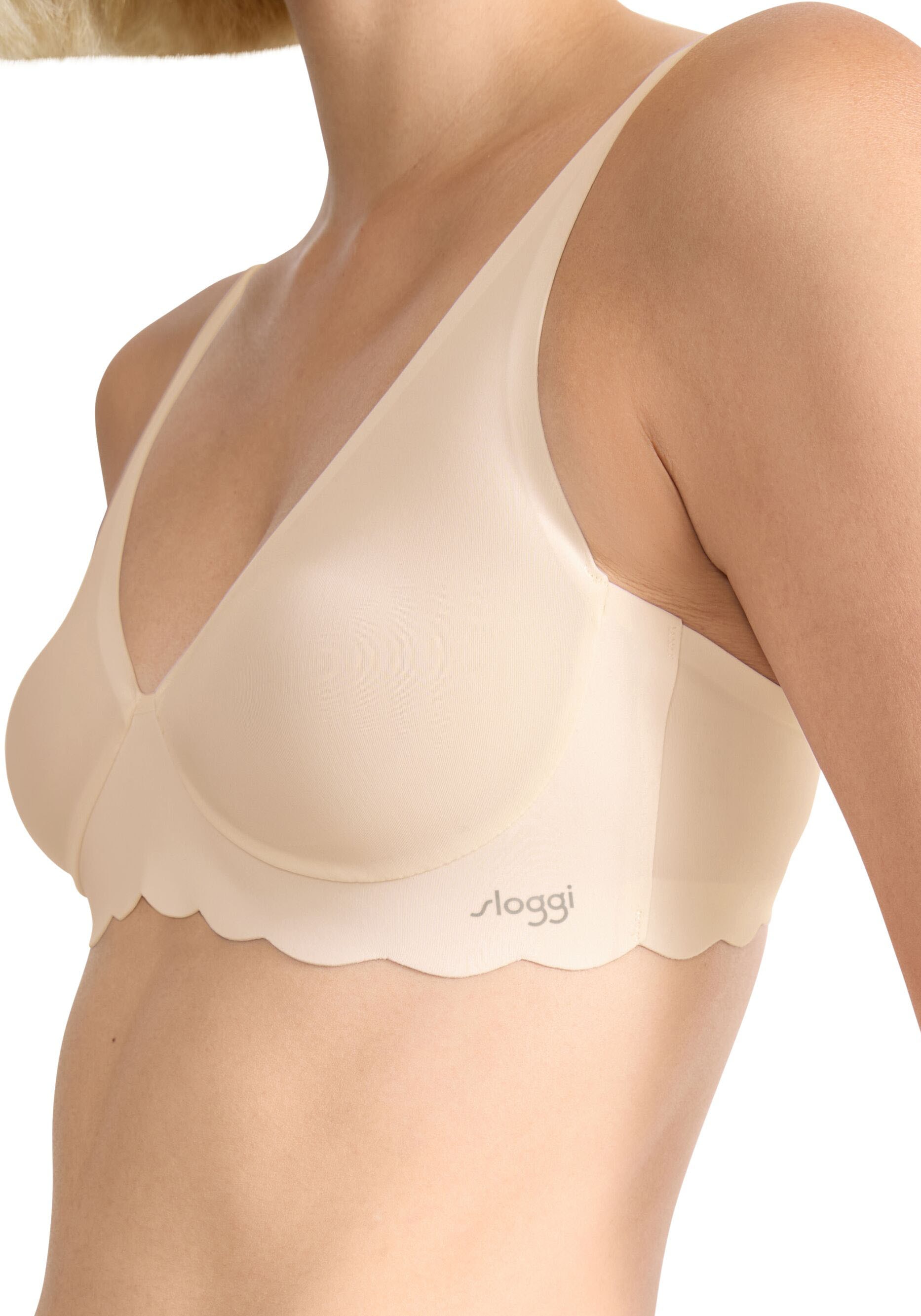 sloggi Soft-BH »ZERO Microfibre 2.0«, nahtlos, mittlerer Halt, Microfaser, weich