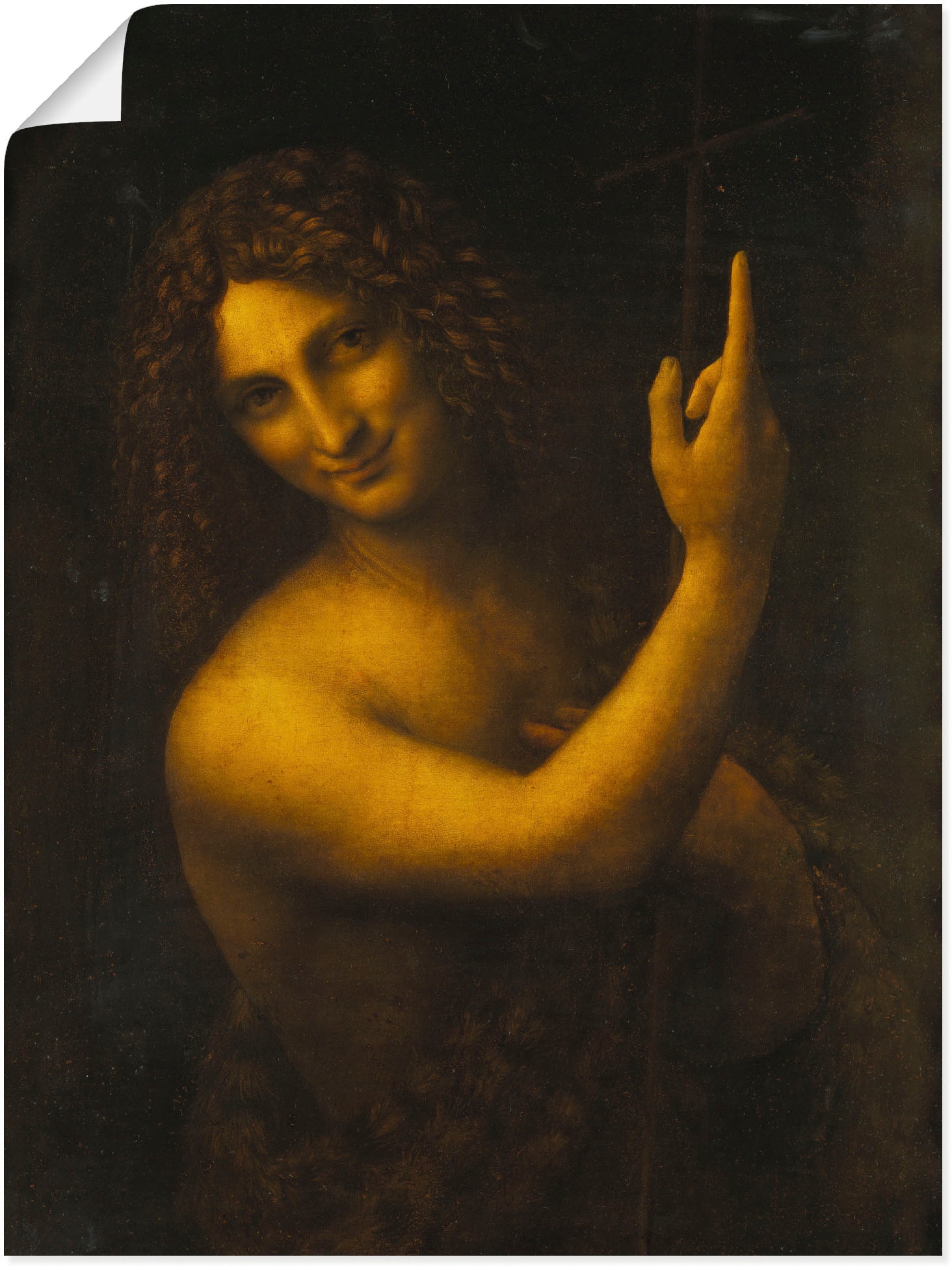 Artland Kunstdruck »Johannes der Täufer. 1513/16«, Religion, (1 St.), als Leinwandbild,...