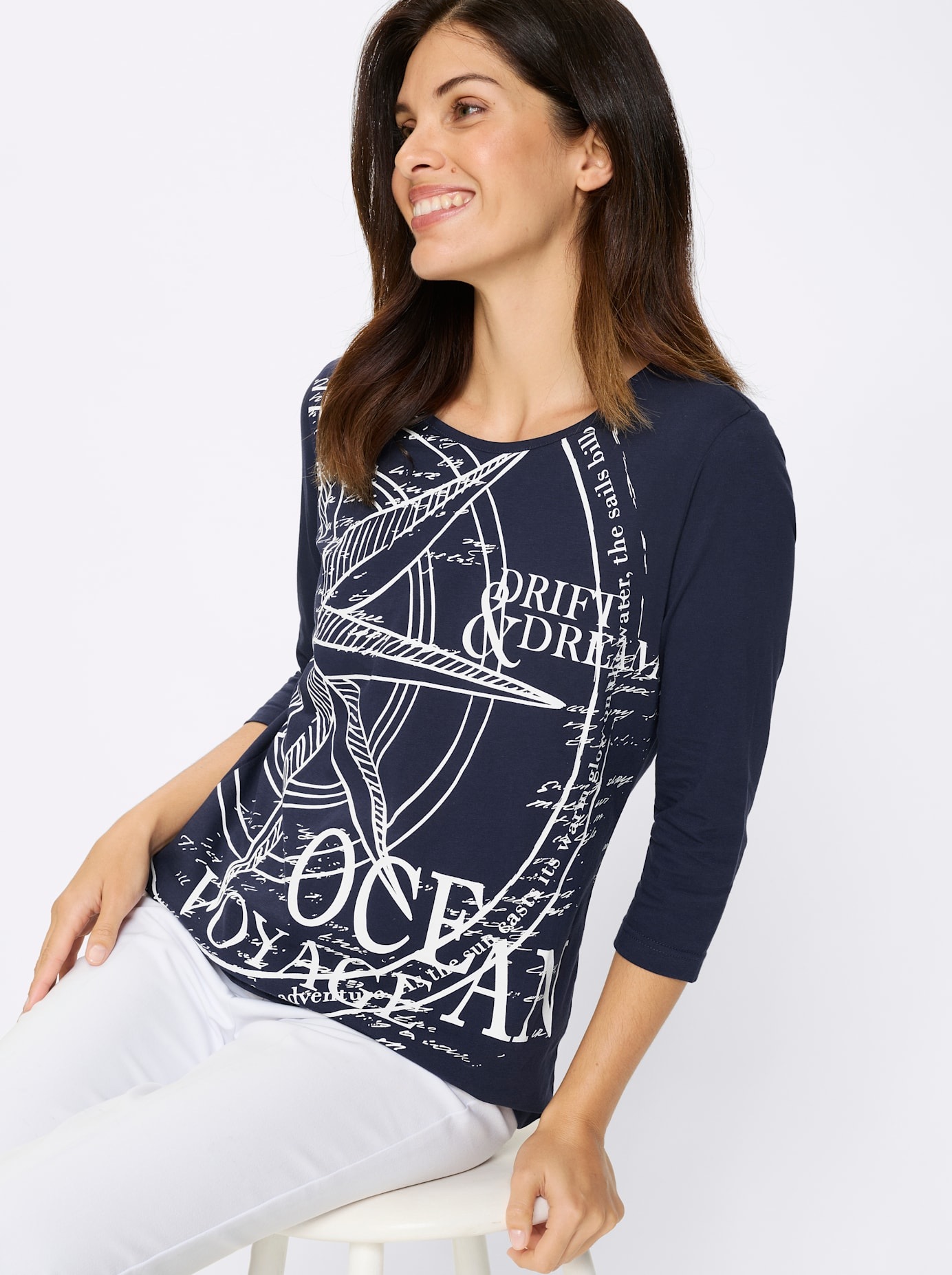 Classic Basics T-shirt à manches 3/4 »Langarm-Shirt« 1 pièces